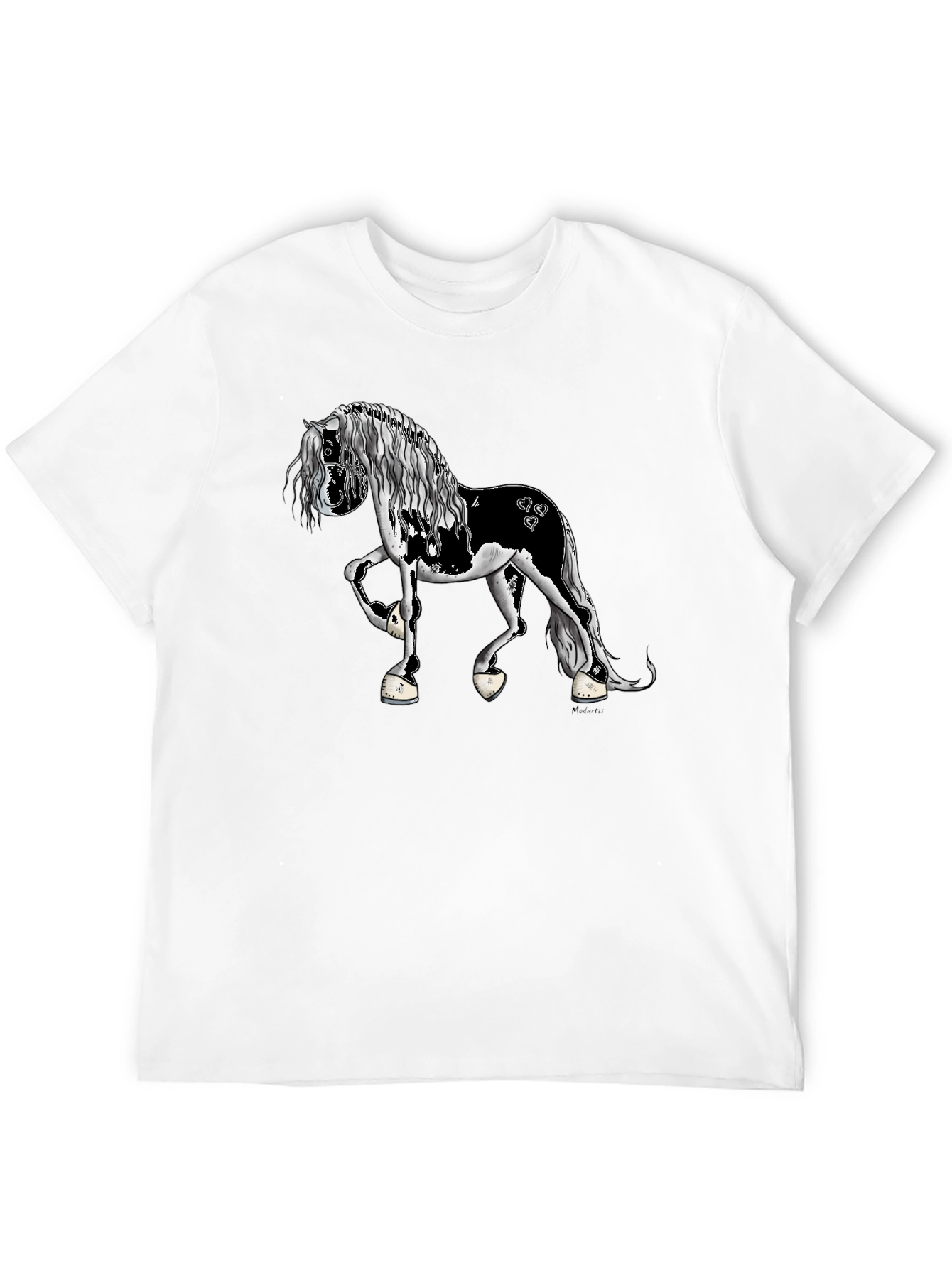 Horse Graphic Black T-Shirt