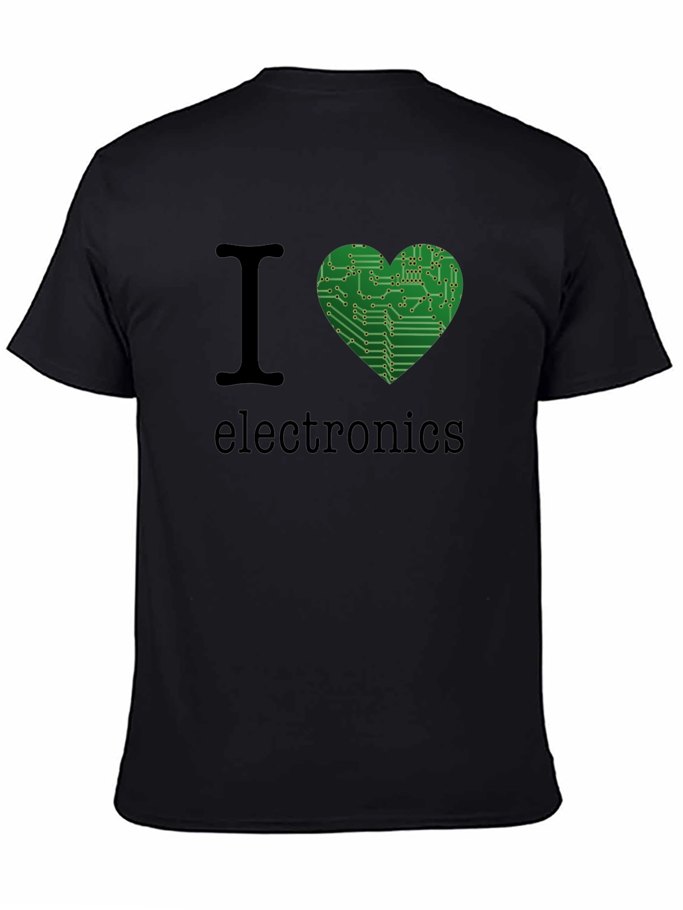 I Heart Electronics T-Shirt - Circuit Board Design
