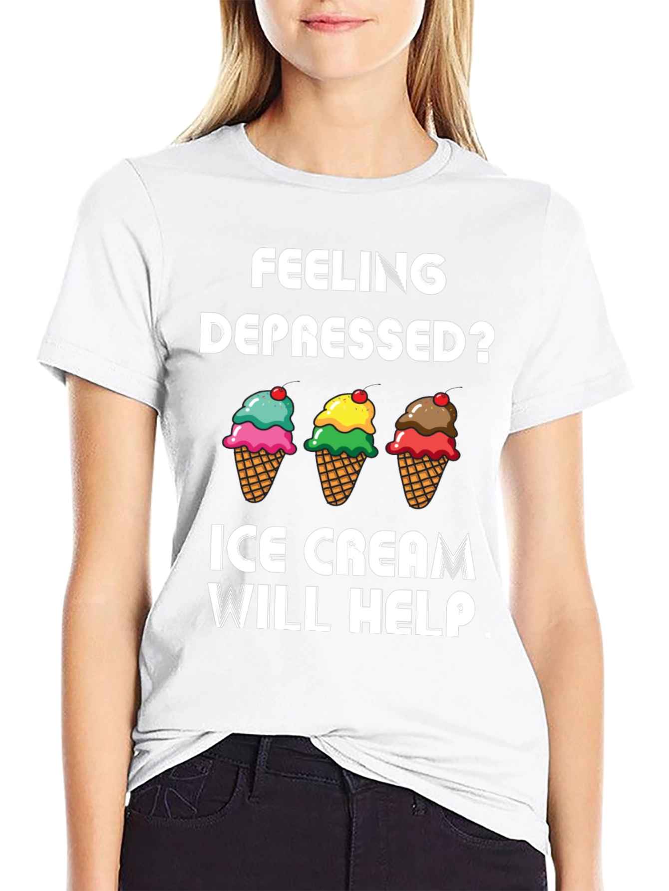 Ice Cream Will Help T-Shirt