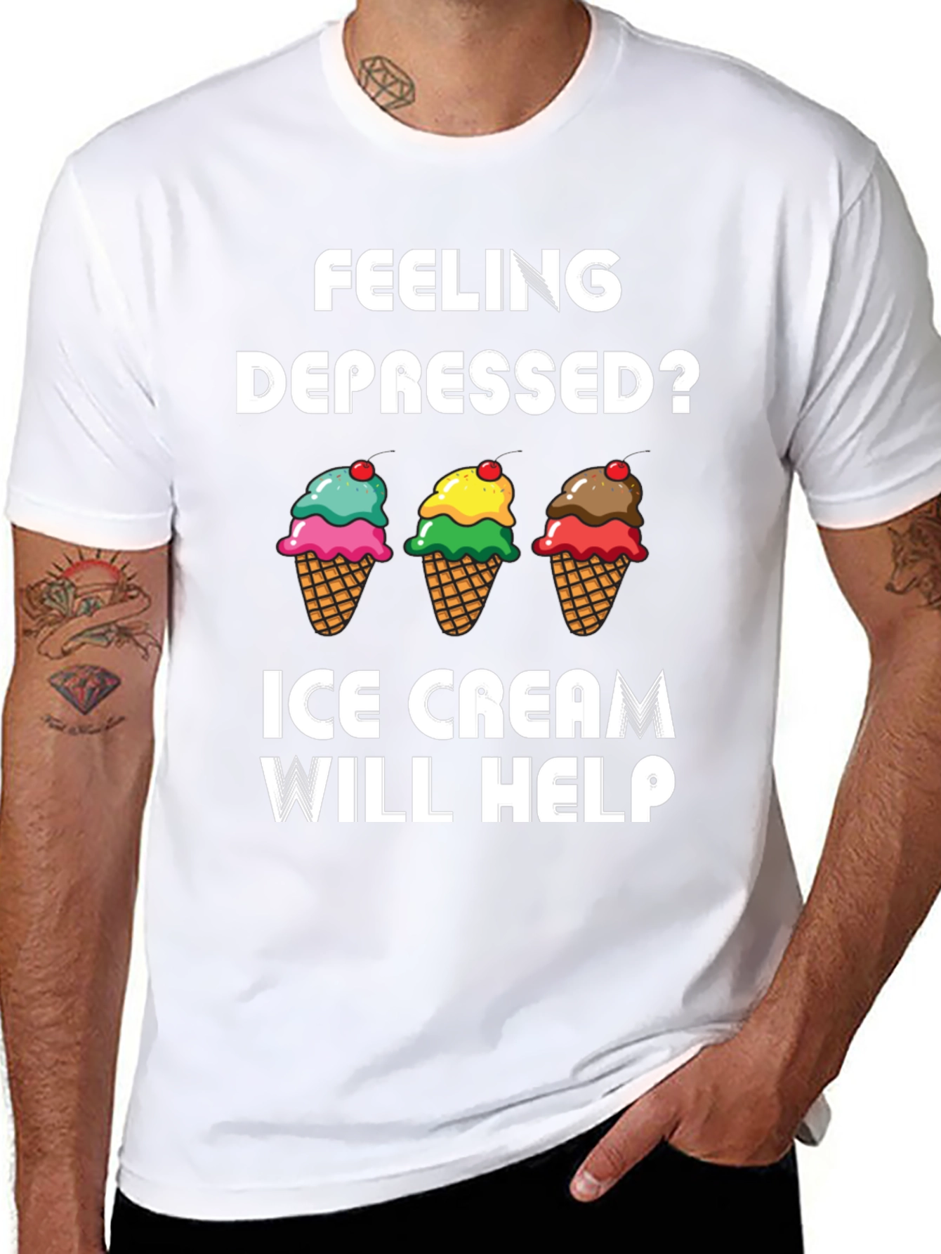 Ice Cream Will Help T-Shirt