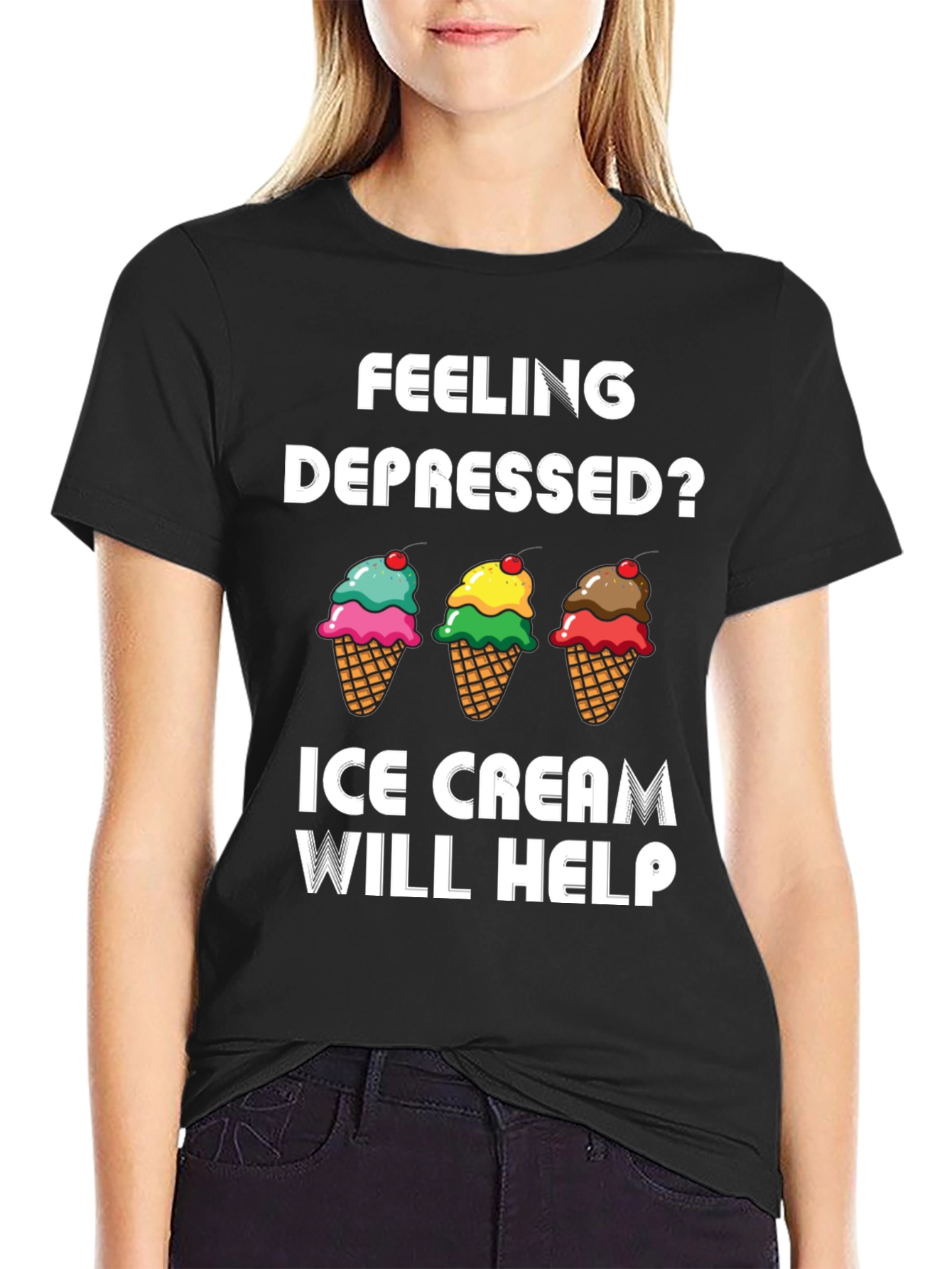 Ice Cream Will Help T-Shirt