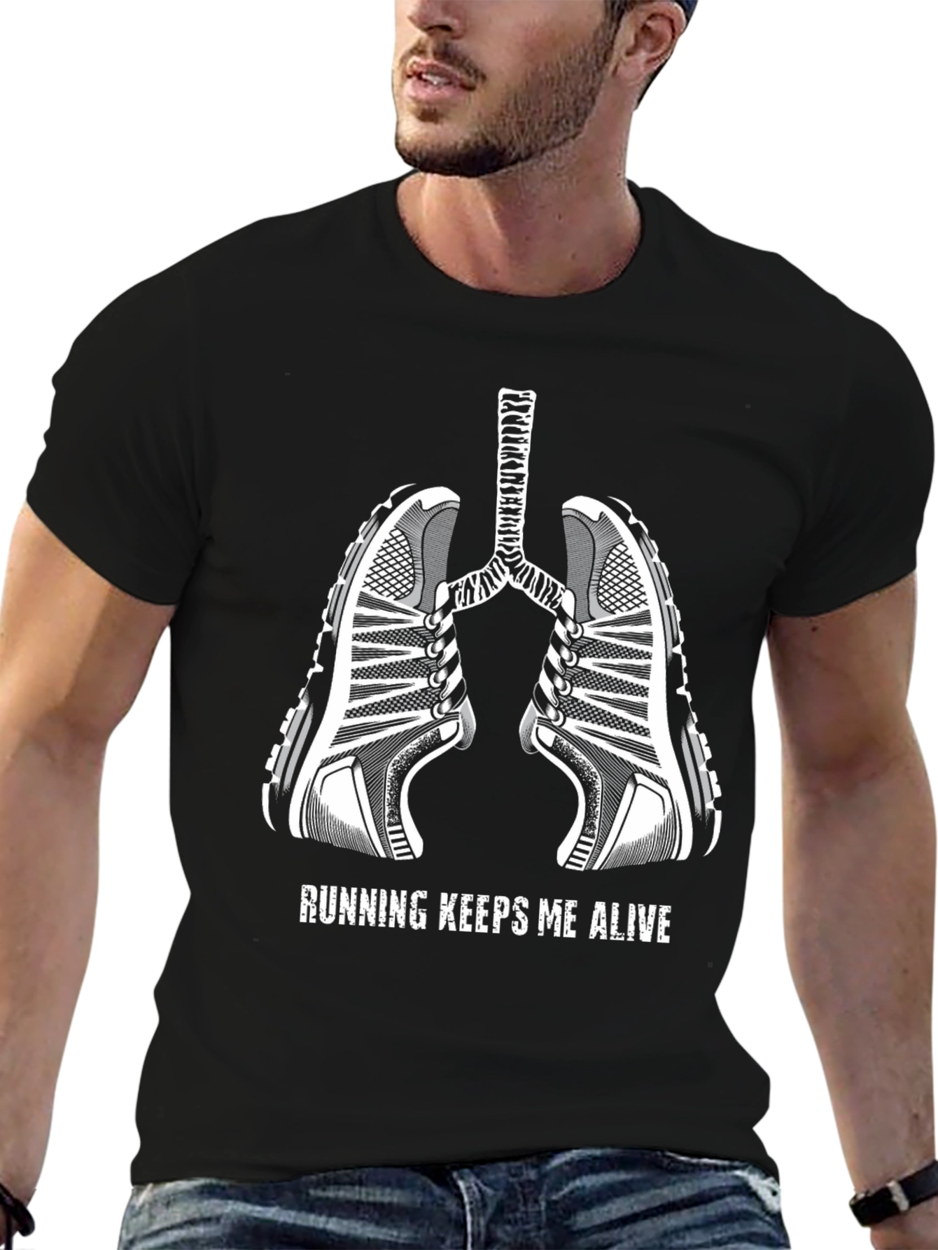 Running Keeps Me Alive T-Shirt