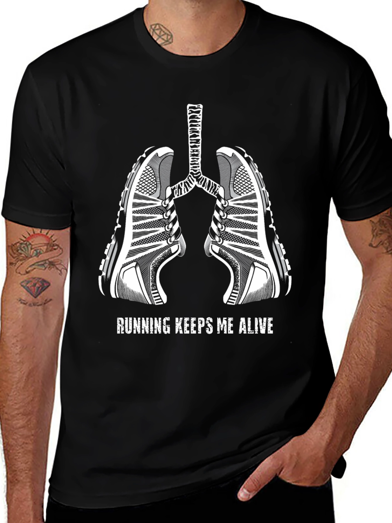 Running Keeps Me Alive T-Shirt