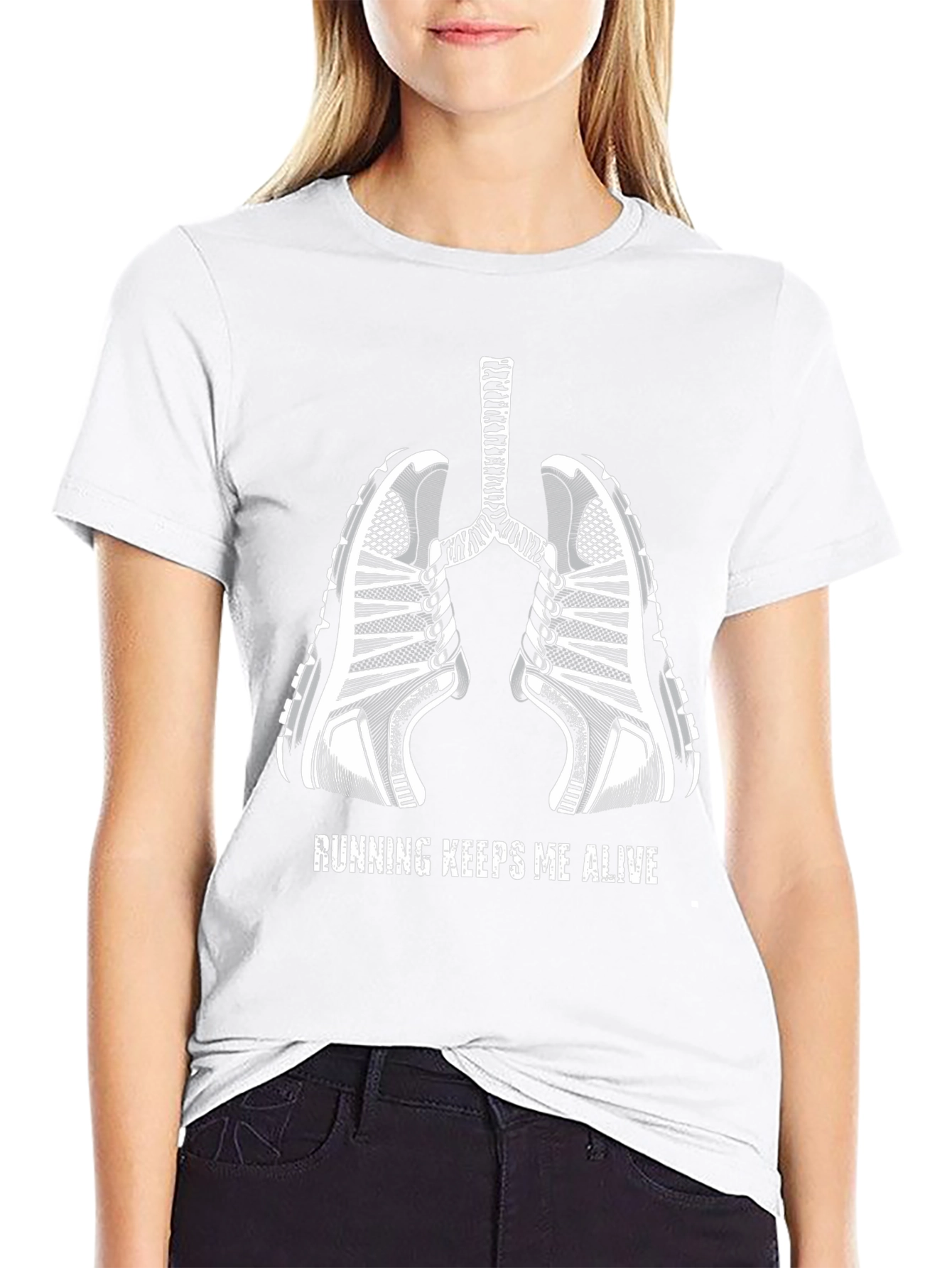 Running Keeps Me Alive T-Shirt