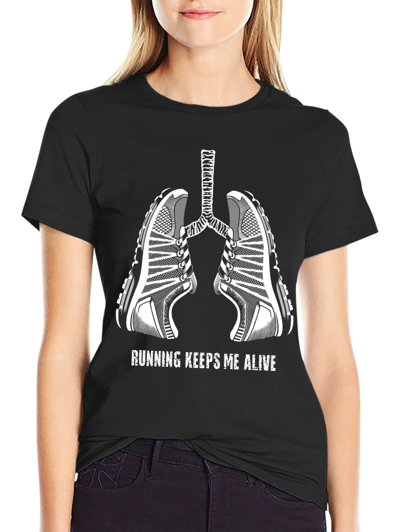 Running Keeps Me Alive T-Shirt