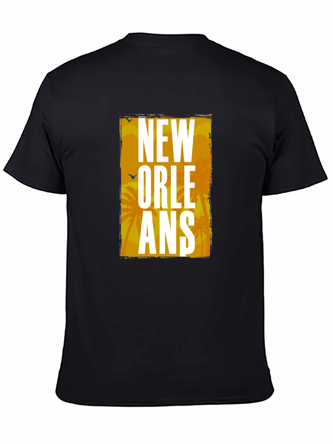 New Orleans Graphic Tee - Mens Black T-Shirt