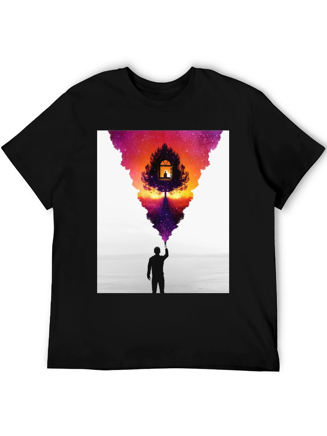 Dreamscape Graphic Tee - Mens Black T-Shirt