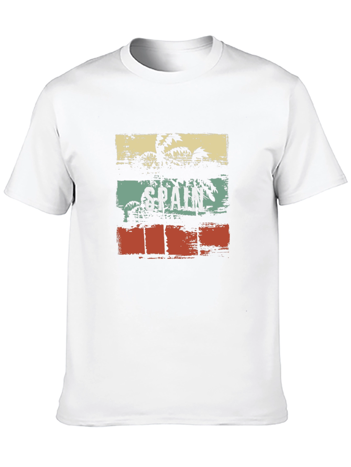 Spain Palm Tree Retro Style T-Shirt