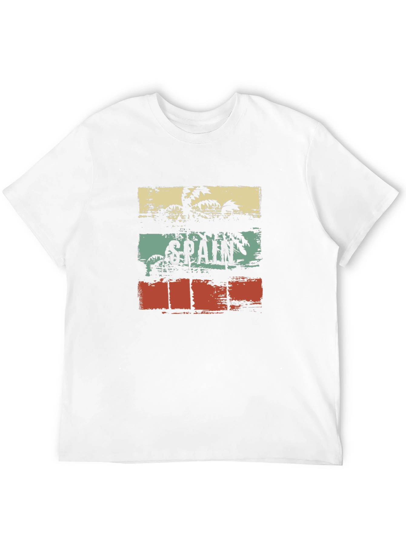 Spain Palm Tree Retro Style T-Shirt