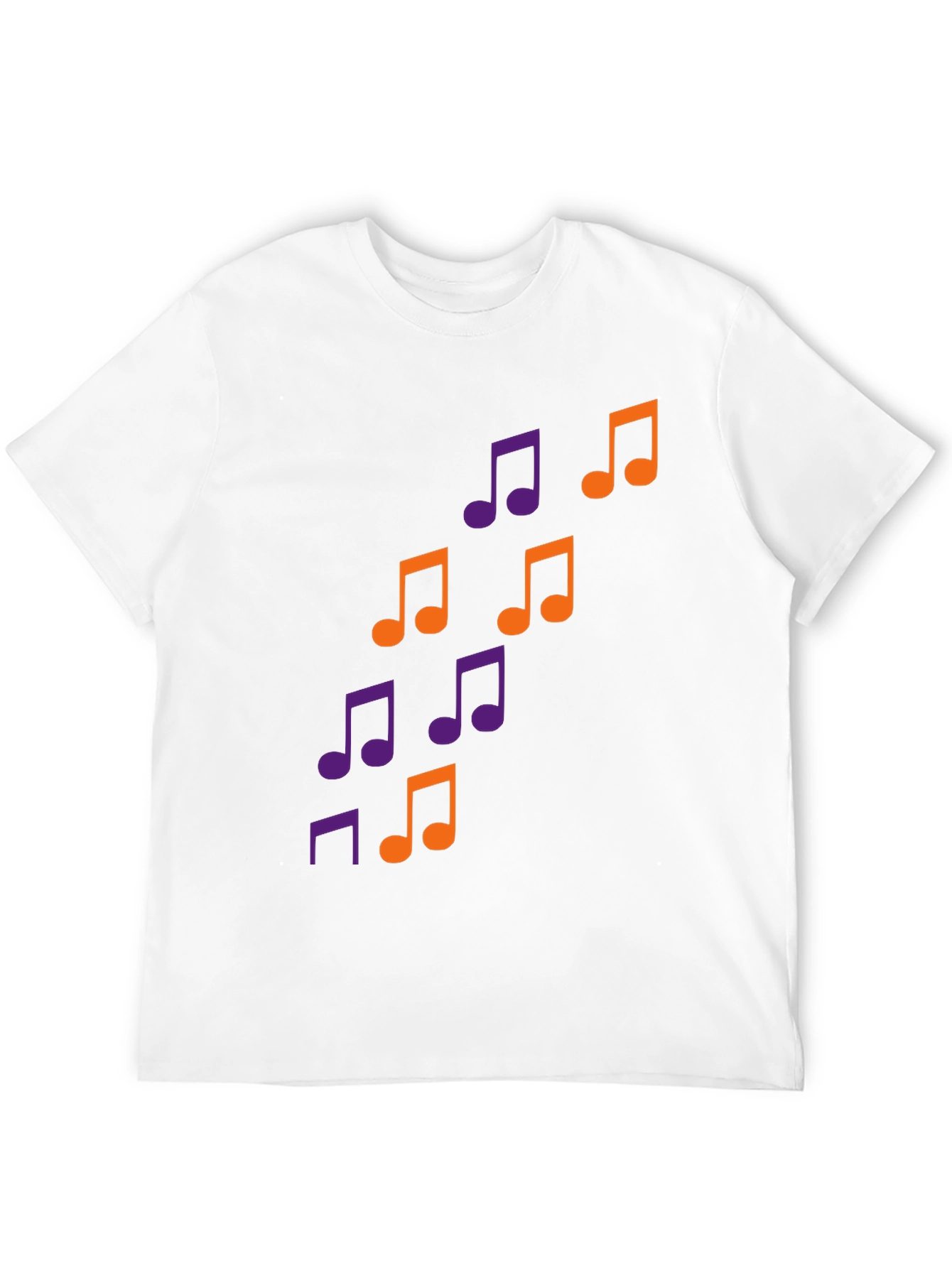 Musical Note Graphic Tee - Trendy Black T-Shirt