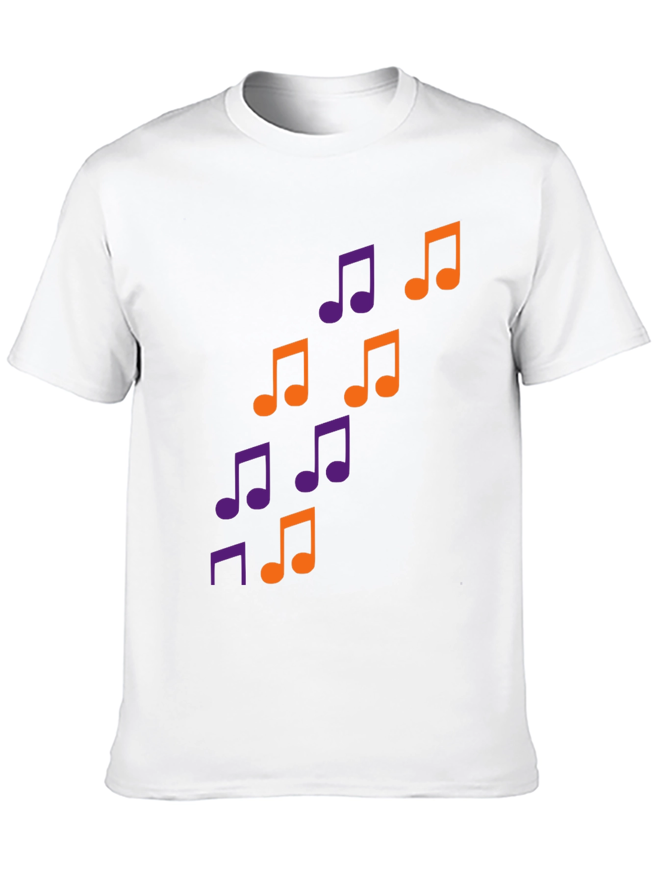 Musical Note Graphic Tee - Trendy Black T-Shirt