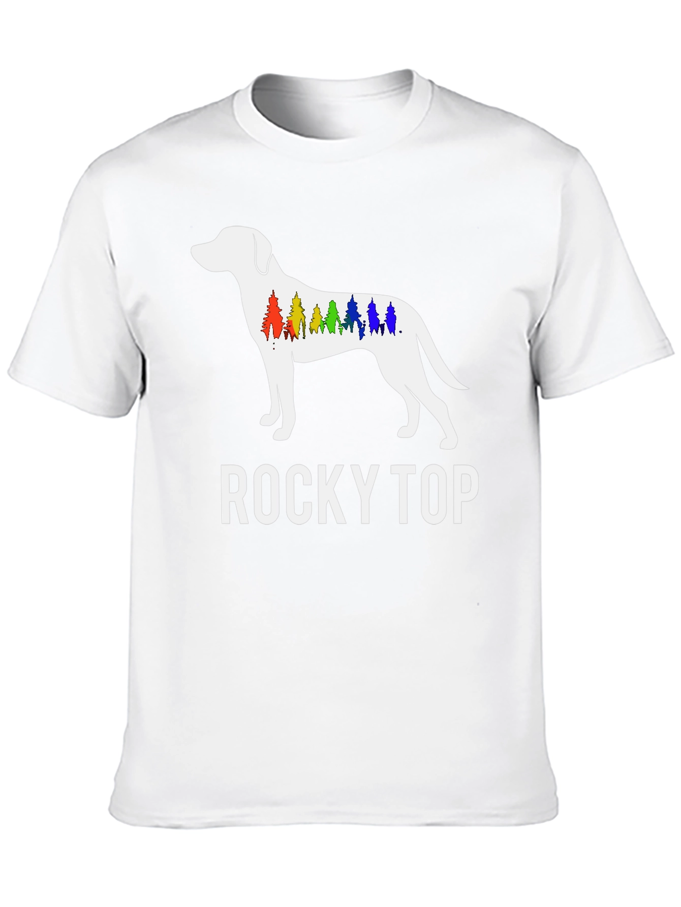 Rocky Top Dog Graphic T-Shirt - Unisex Black Tee