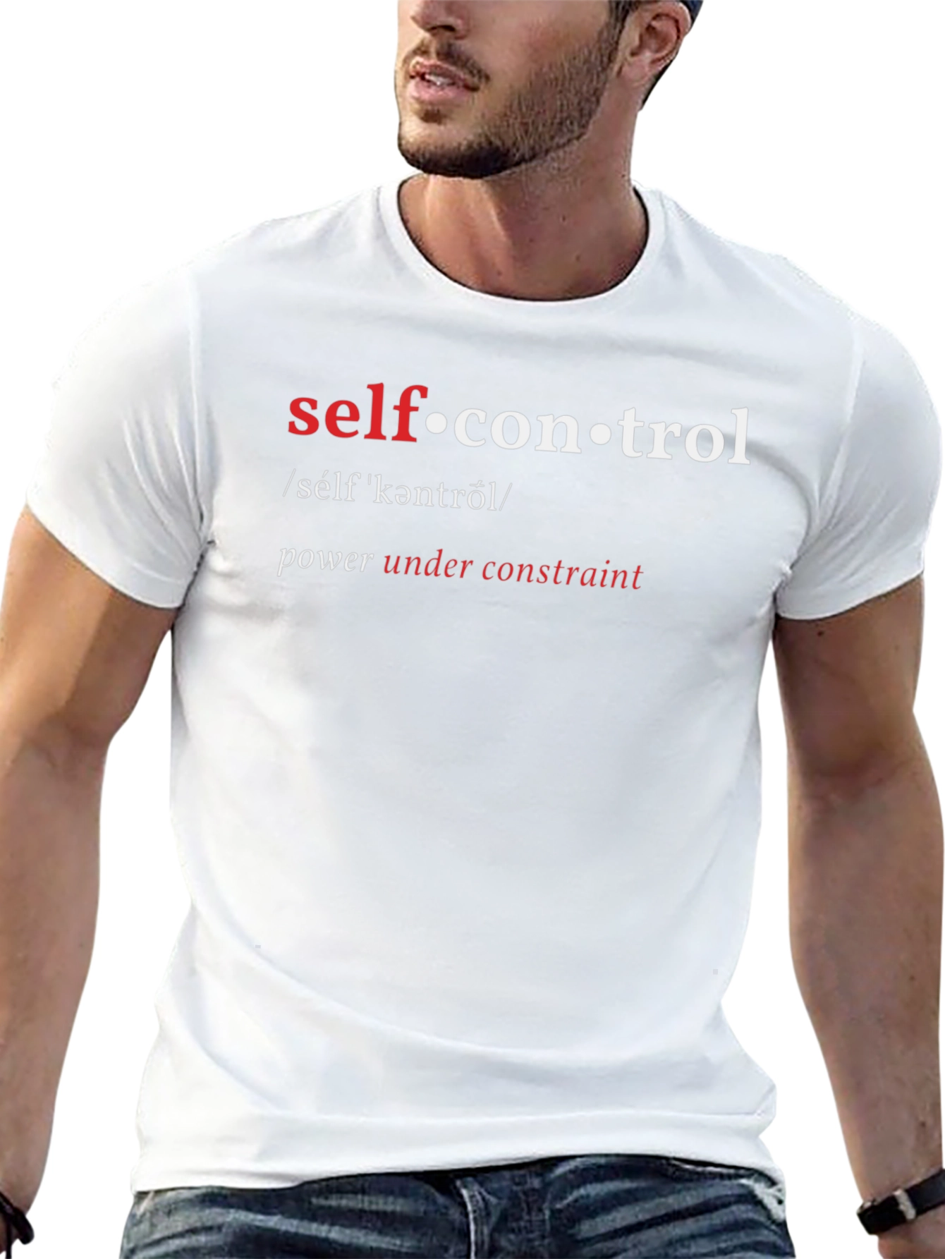 Self-Control Definition Graphic T-Shirt