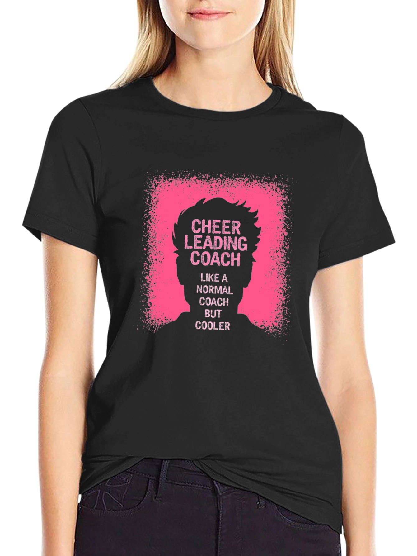 Cheerleading Coach T-Shirt - Cool Coach Tee