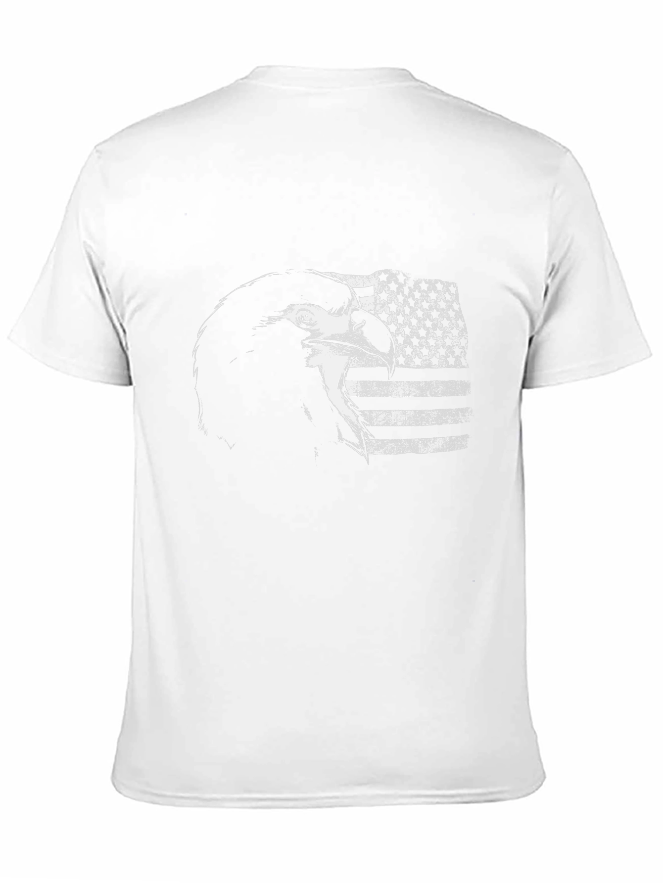 American Eagle Flag Graphic Black T-Shirt