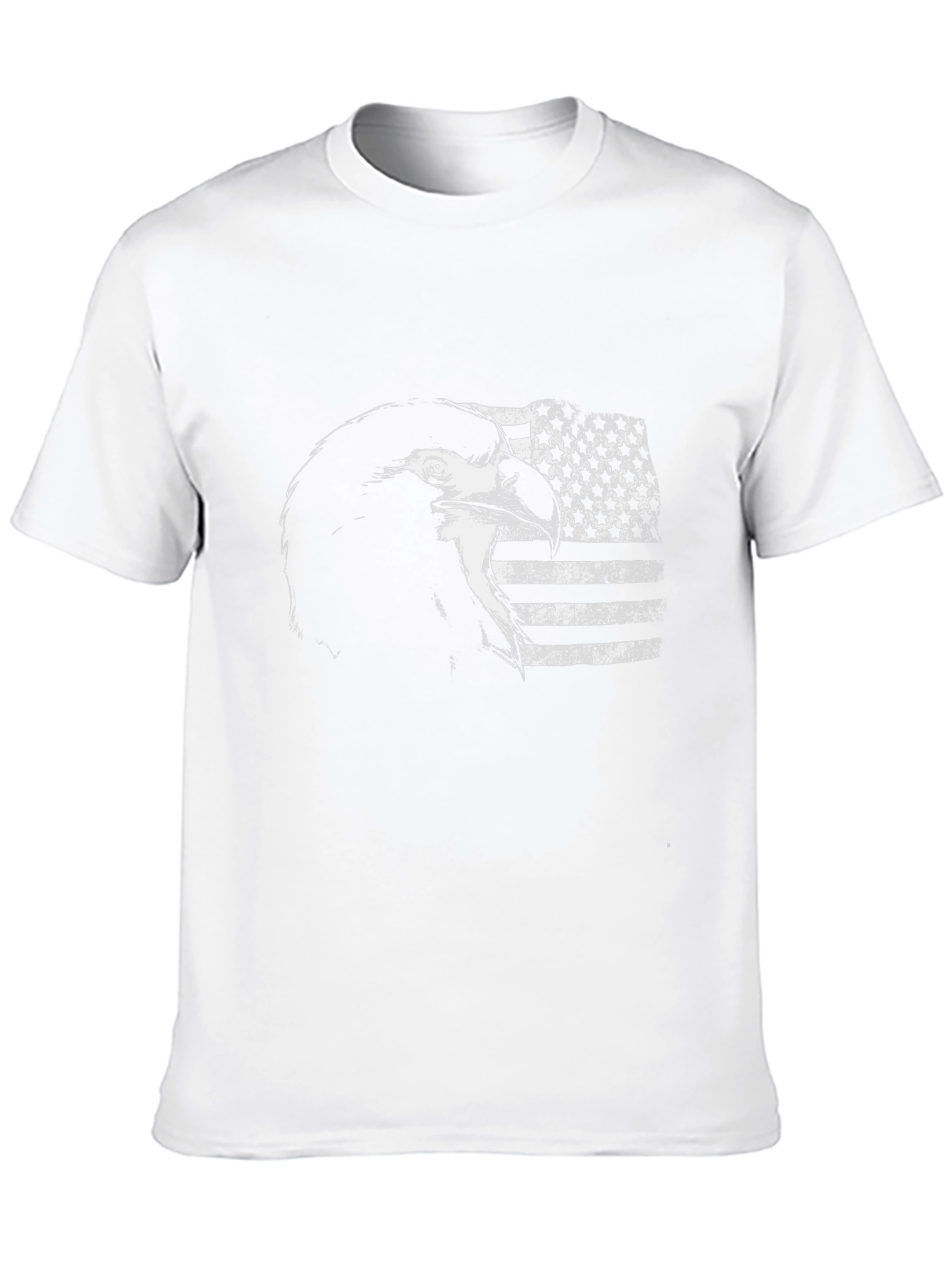 American Eagle Flag Graphic Black T-Shirt