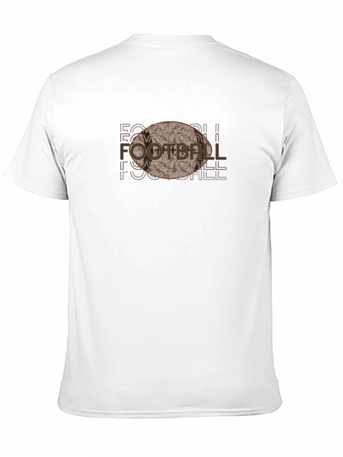 Football Graphic Black T-Shirt