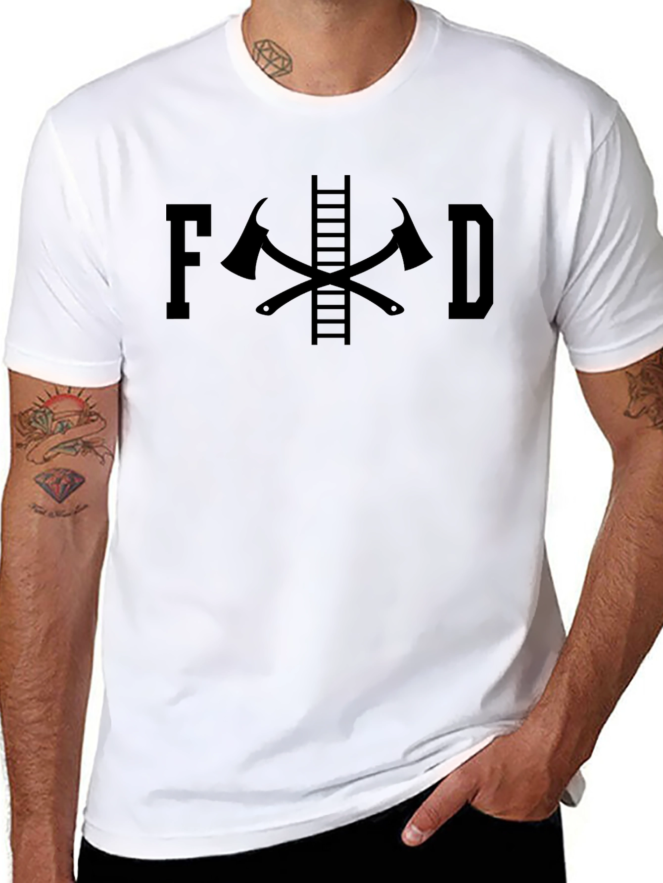 FD Firefighter Graphic T-Shirt
