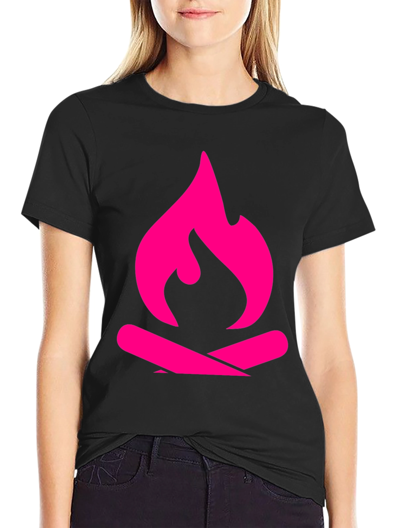 Campfire Graphic Tee - Black