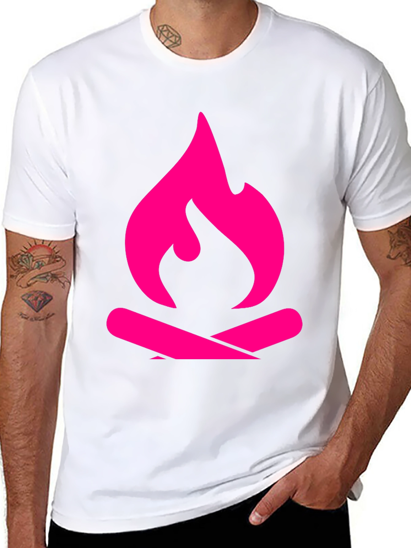 Campfire Graphic Tee - Black