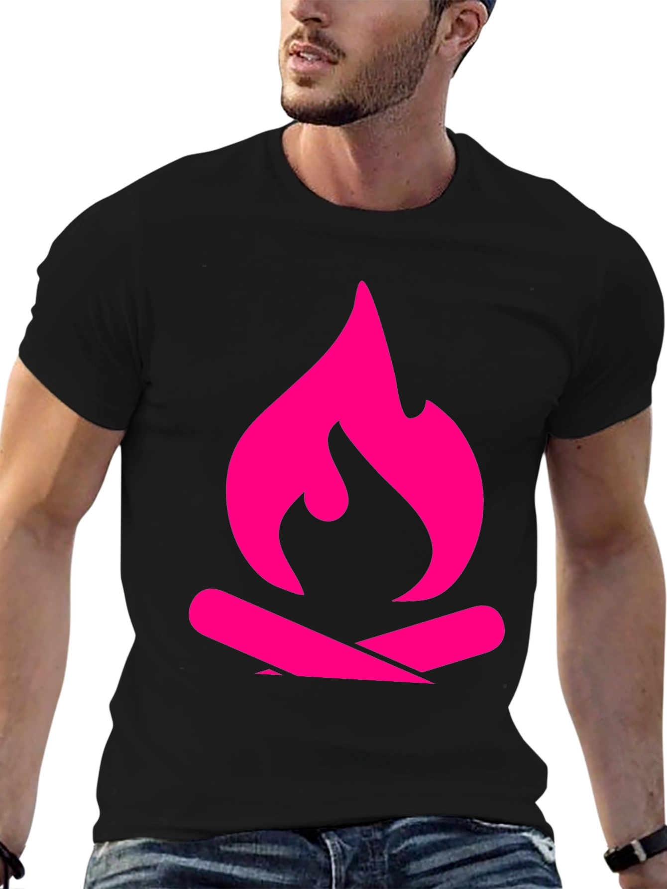 Campfire Graphic Tee - Black