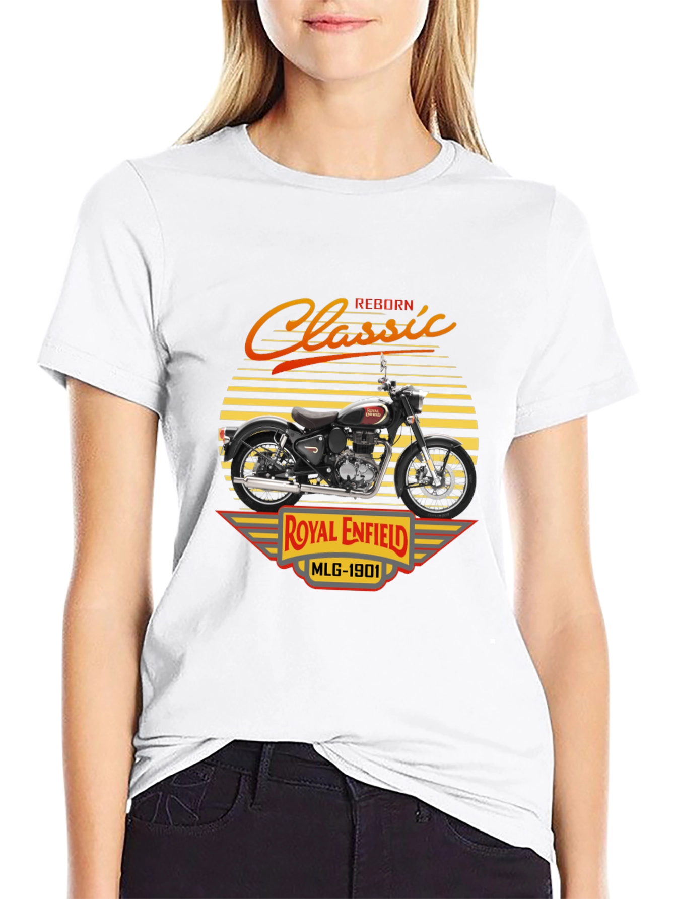 Royal Enfield Classic Reborn Graphic Tee