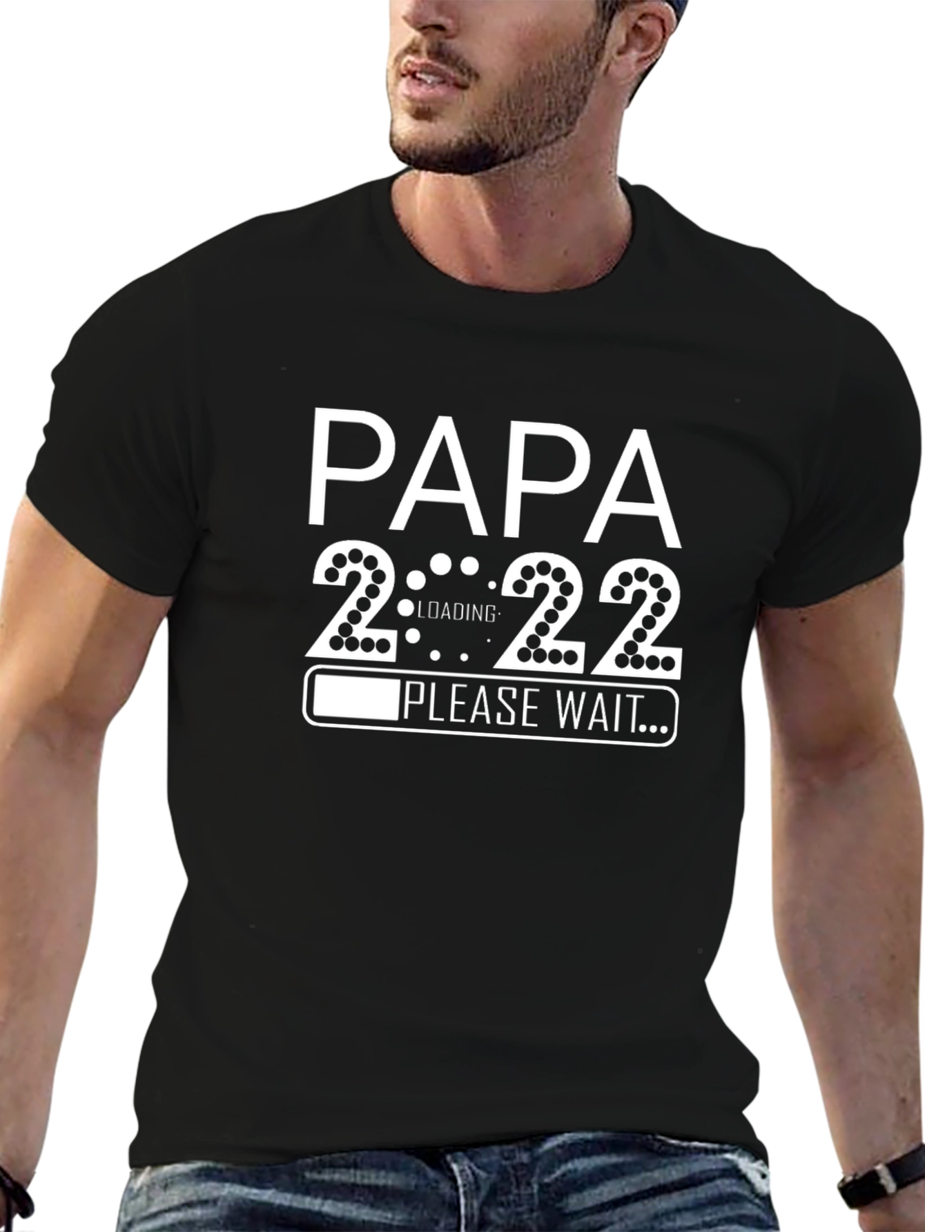 Papa Loading 2022 Expecting Dad T-Shirt