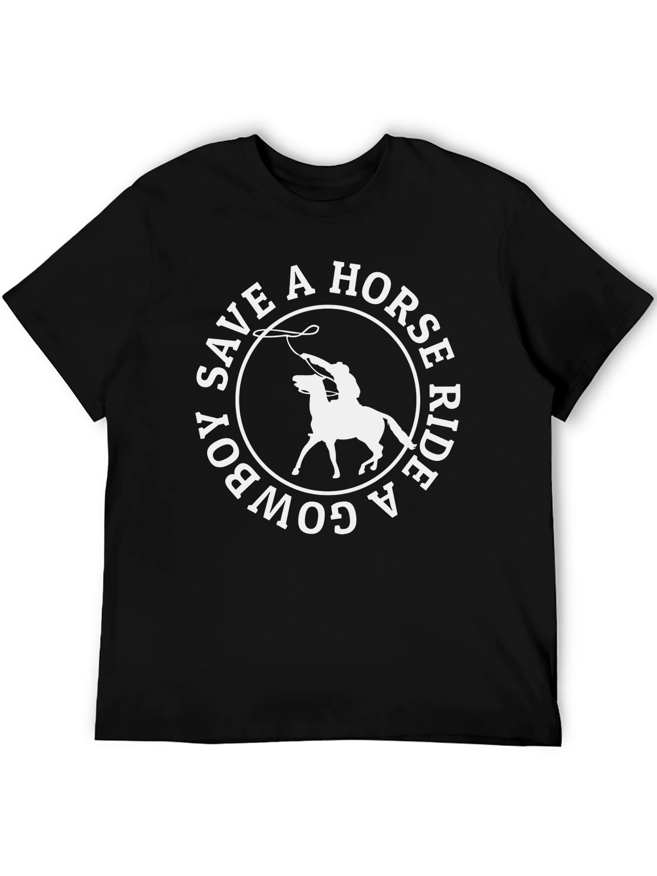 Save a Horse Ride a Cowboy Graphic Tee