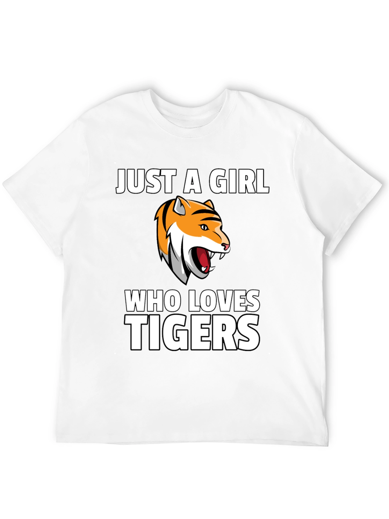 Just a Girl Who Loves Tigers T-Shirt