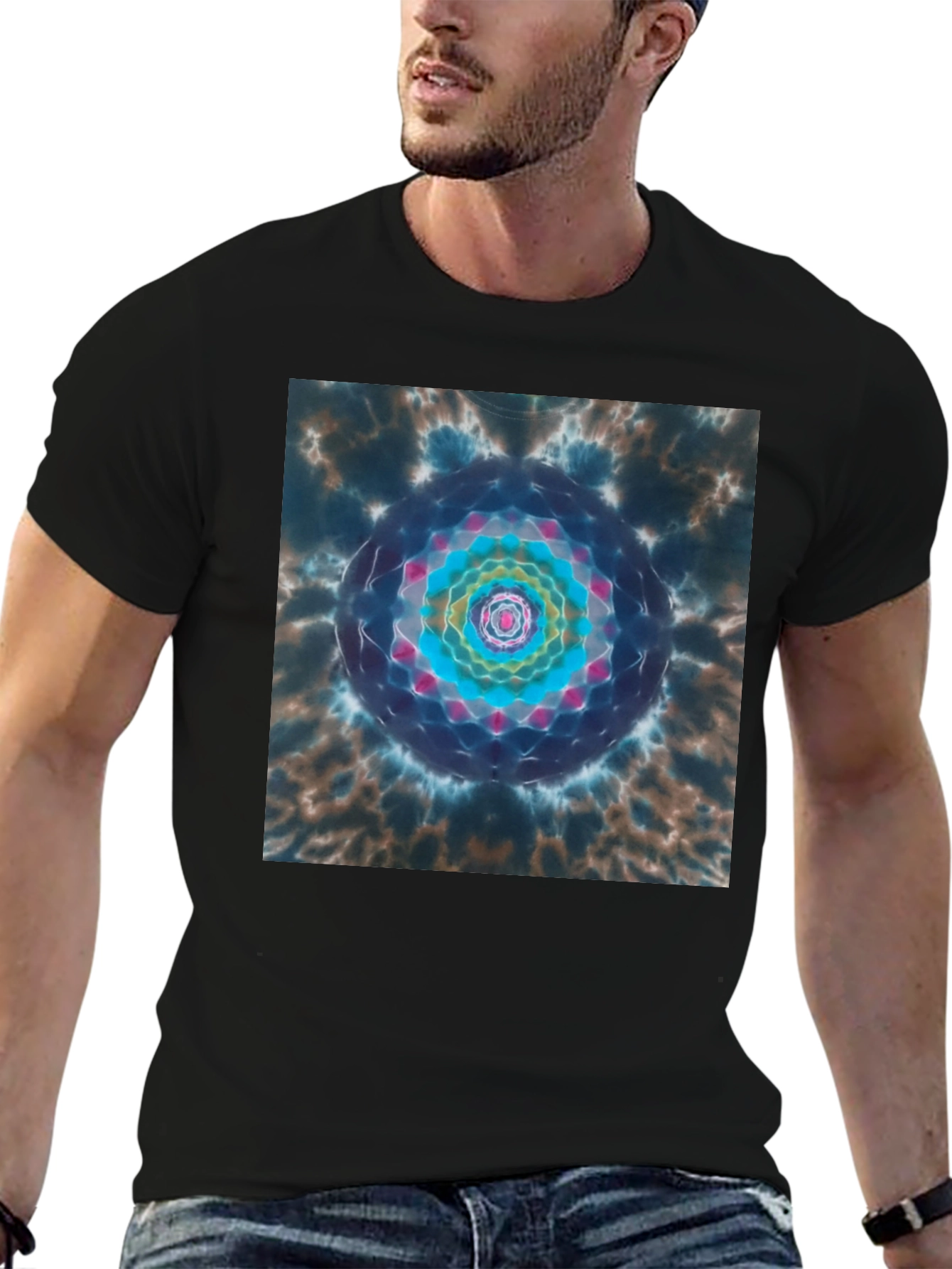 Kaleidoscope Dreams Black T-Shirt