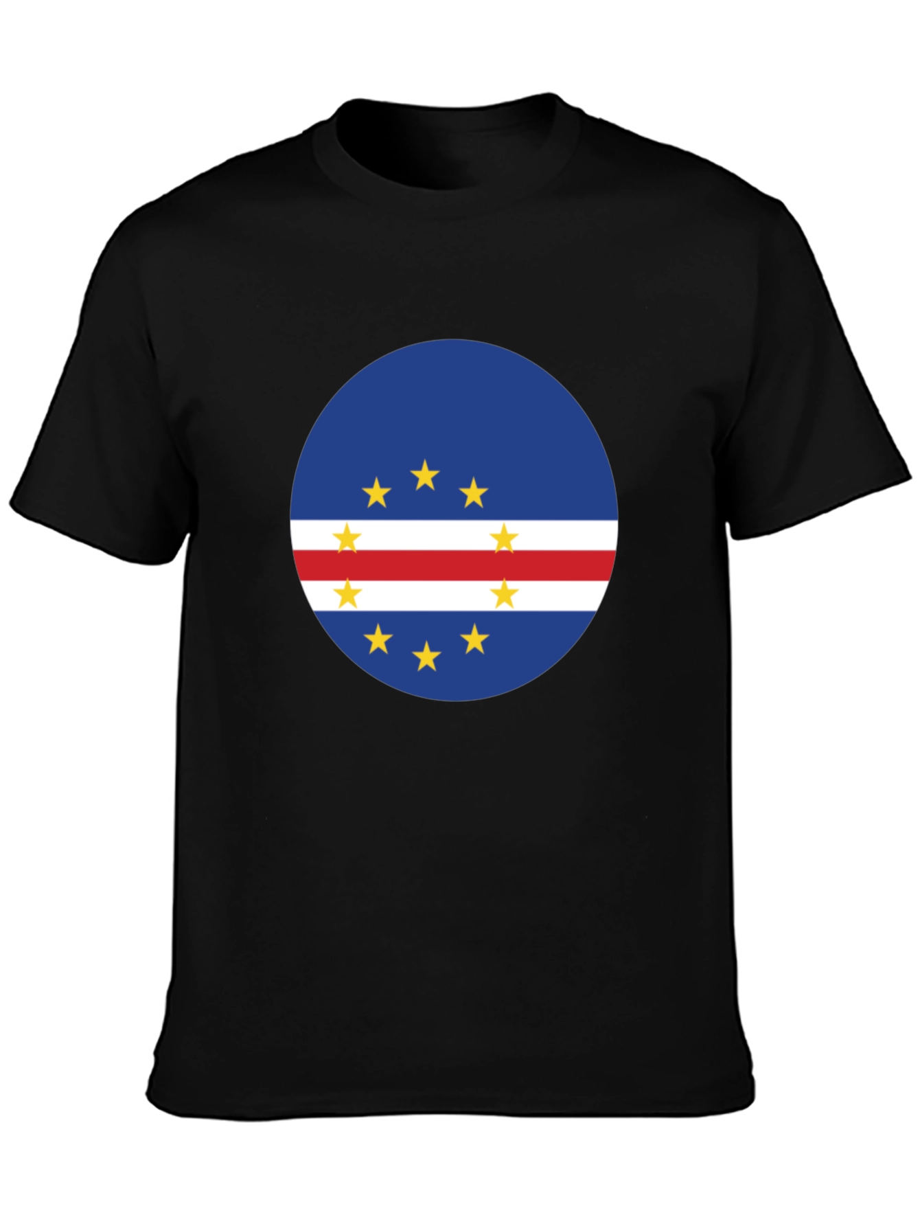 Cape Verde Flag T-Shirt - Roundel Design