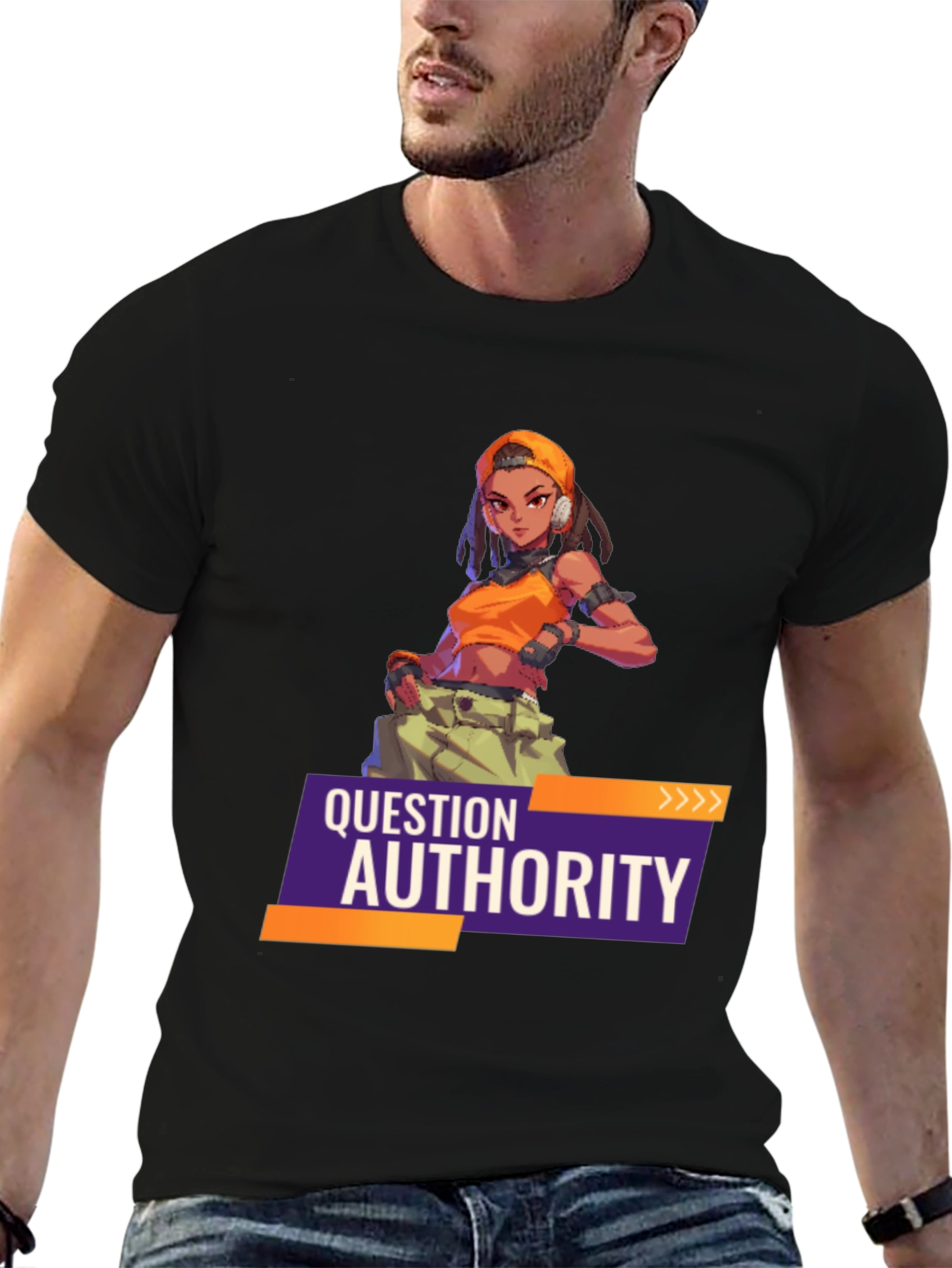 Question Authority T-Shirt - Unique Design