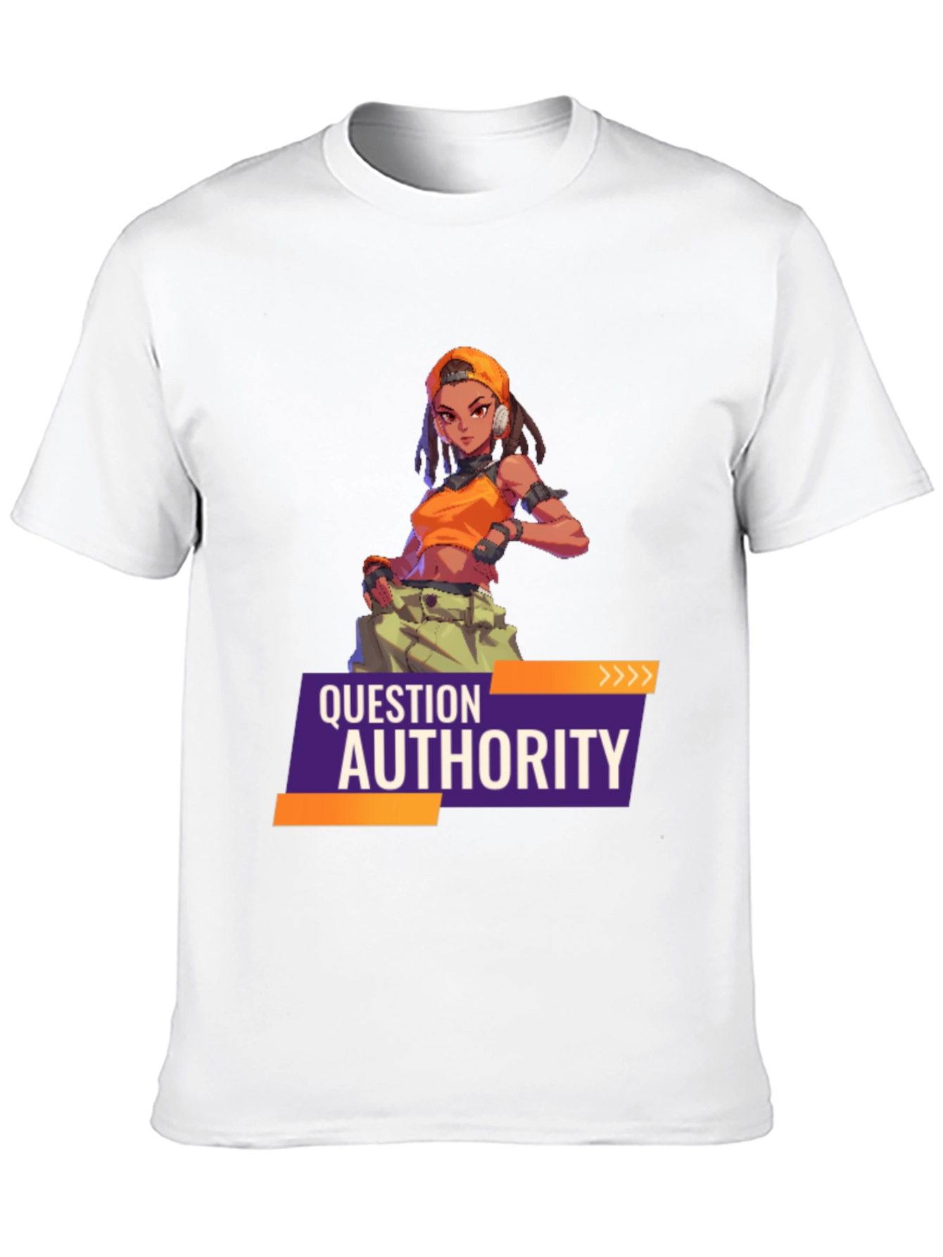 Question Authority T-Shirt - Unique Design