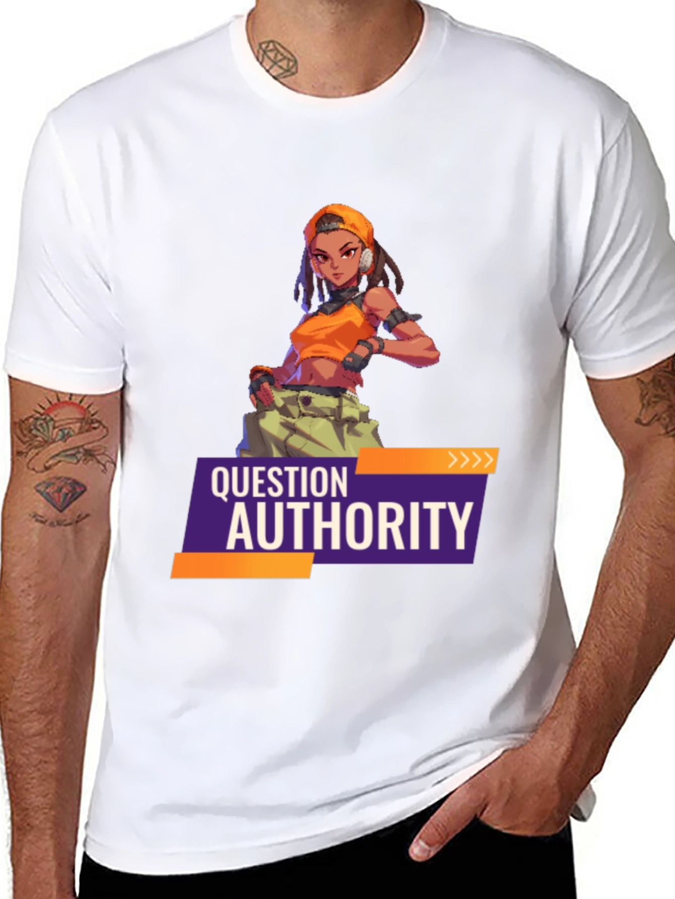 Question Authority T-Shirt - Unique Design