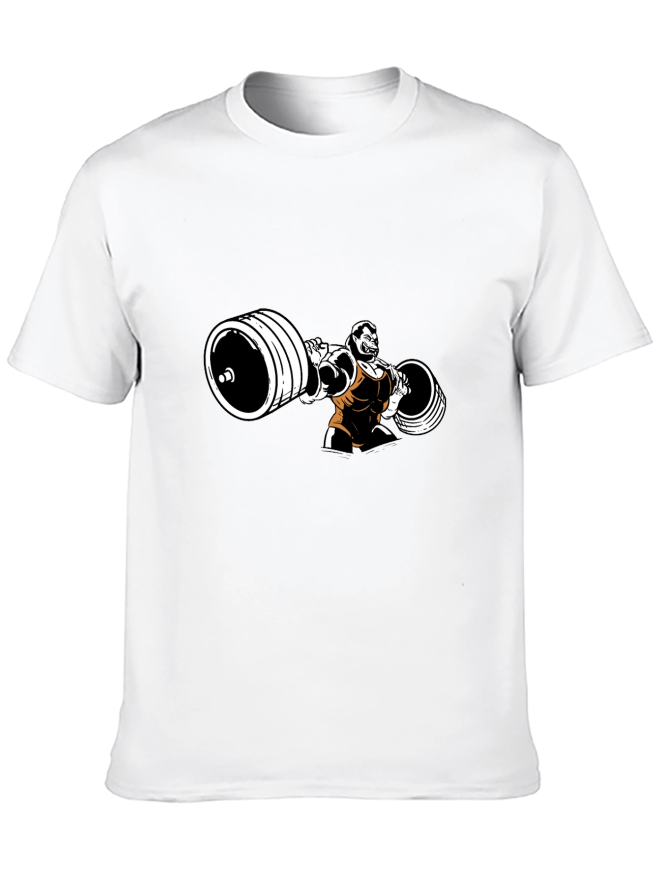 Weightlifter Graphic Black T-Shirt