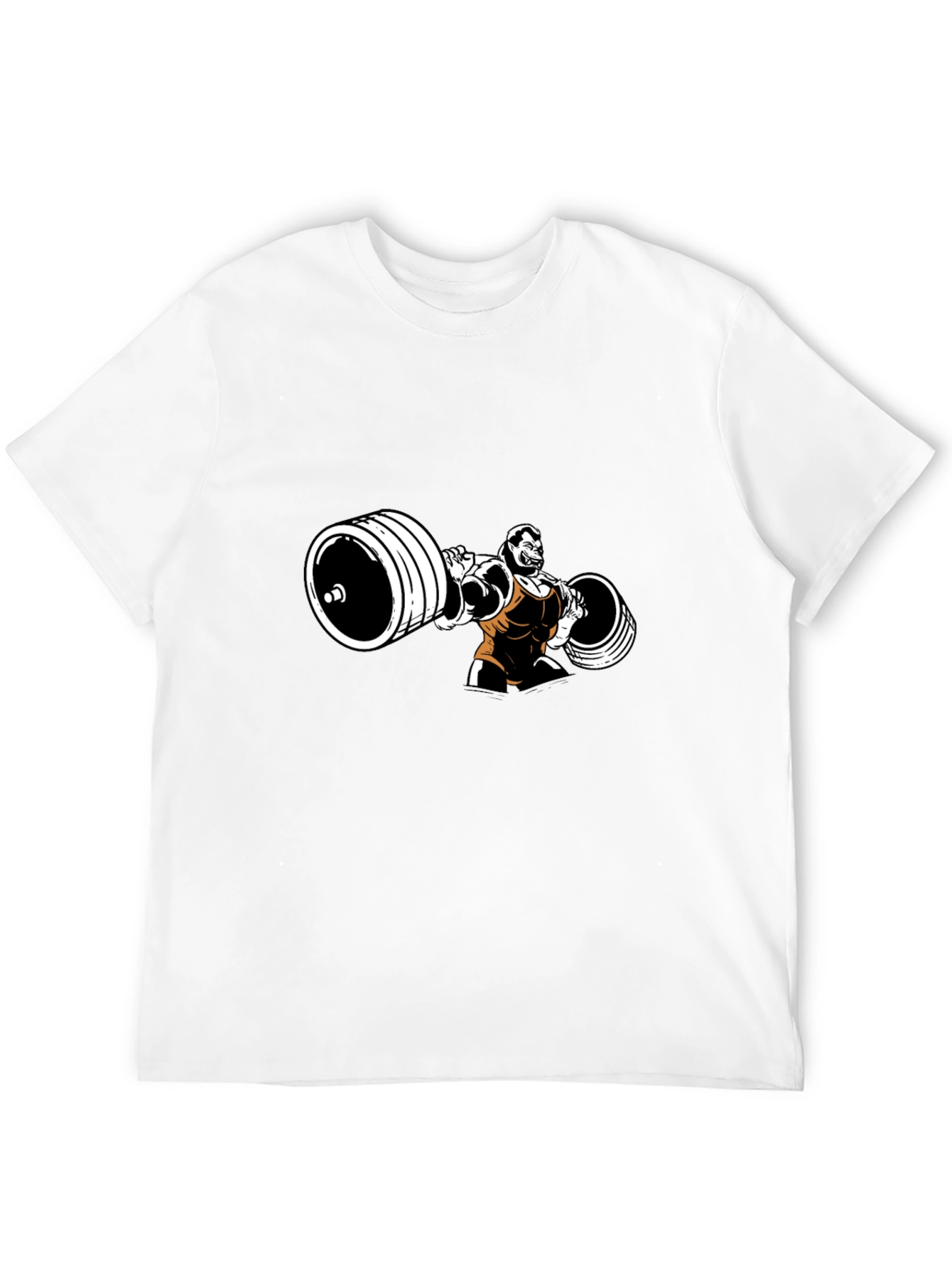 Weightlifter Graphic Black T-Shirt