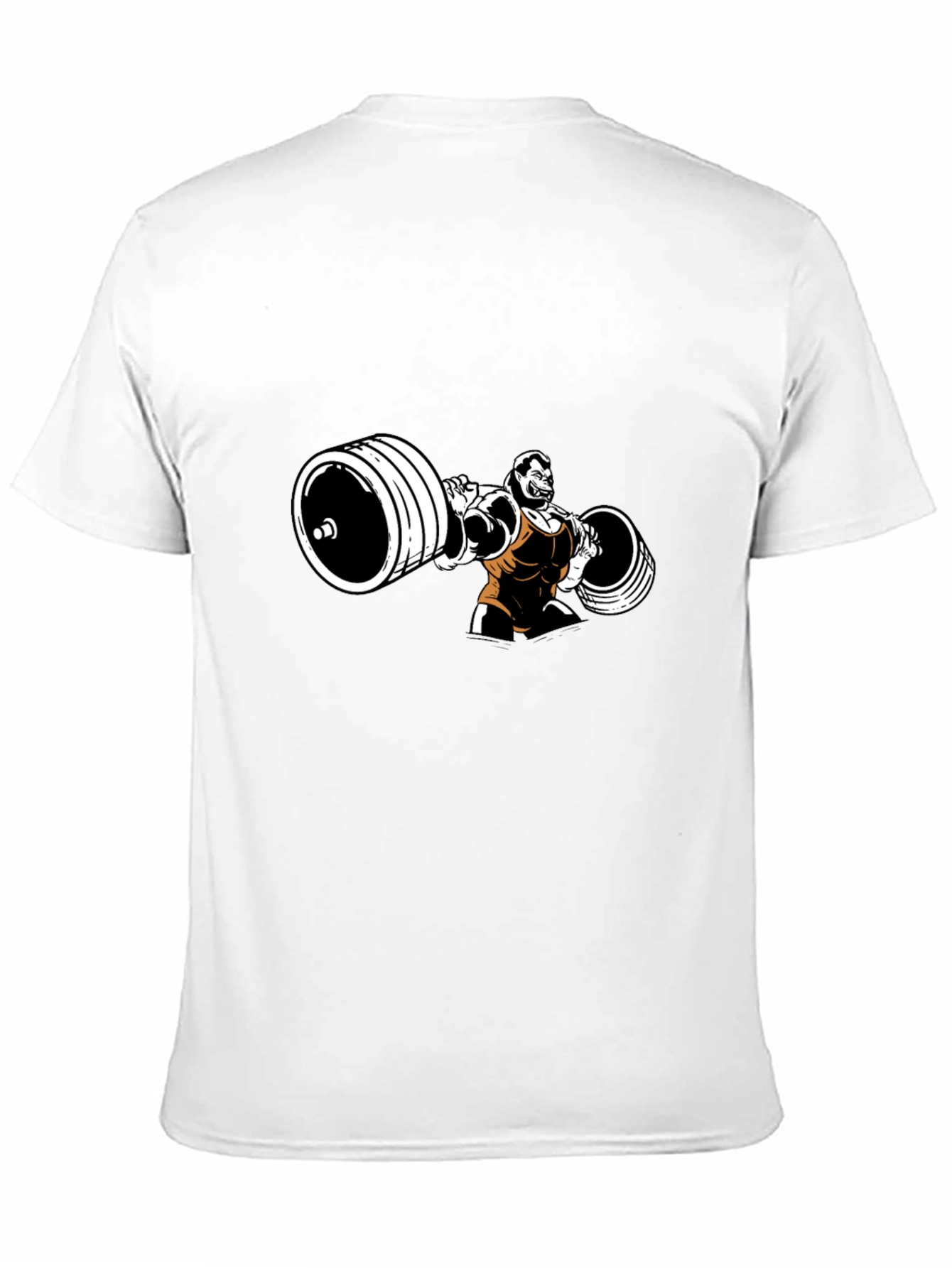 Weightlifter Graphic Black T-Shirt