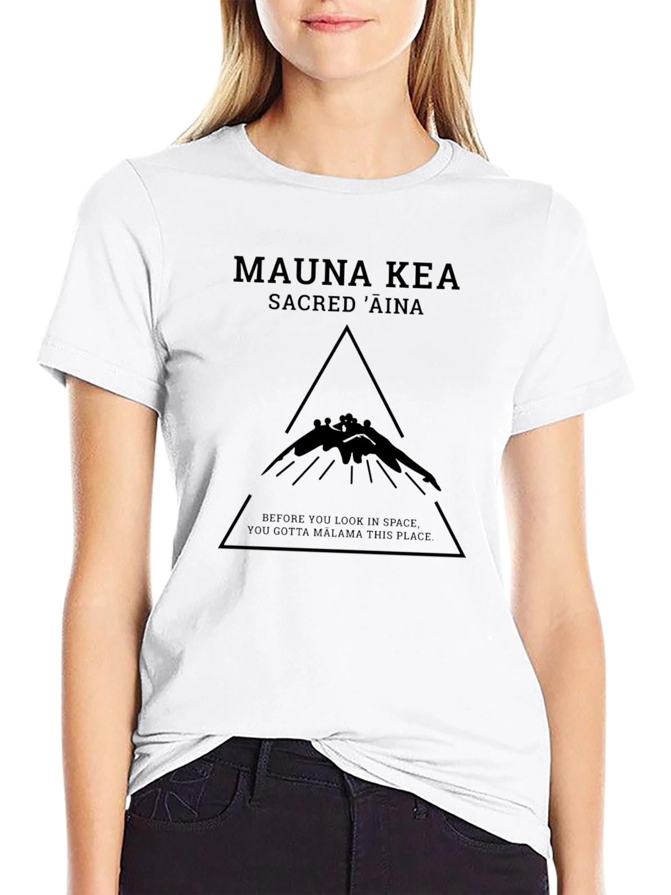 Mauna Kea Sacred Aina Graphic T-Shirt