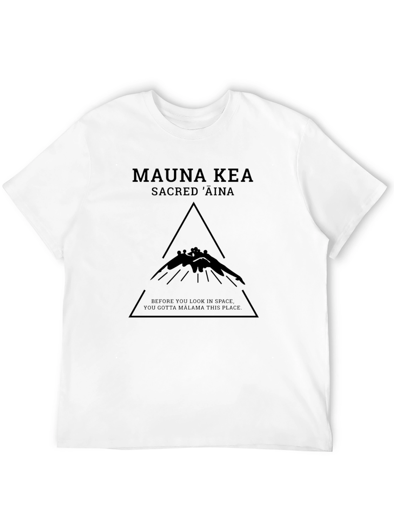 Mauna Kea Sacred Aina Graphic T-Shirt