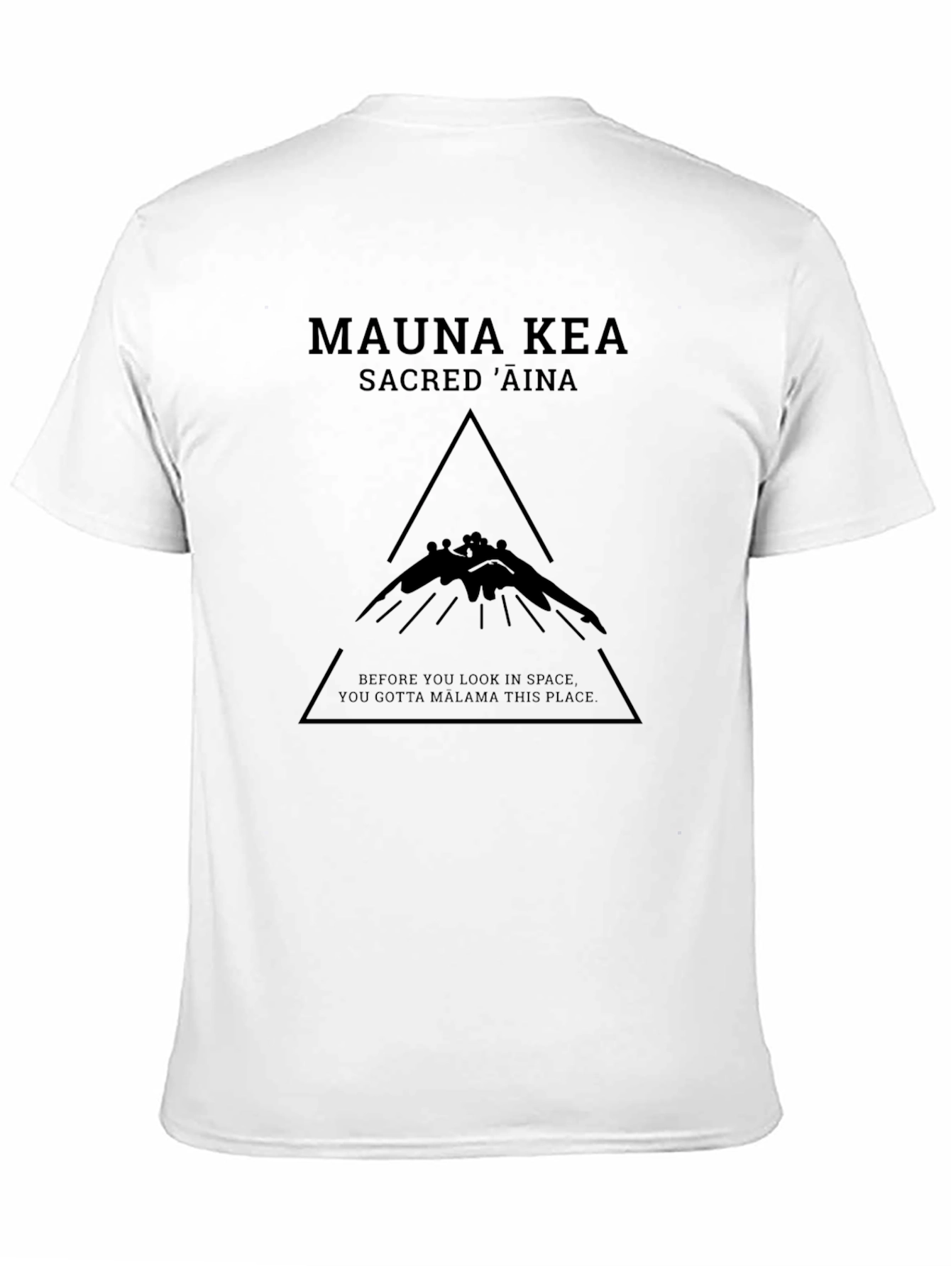 Mauna Kea Sacred Aina Graphic T-Shirt