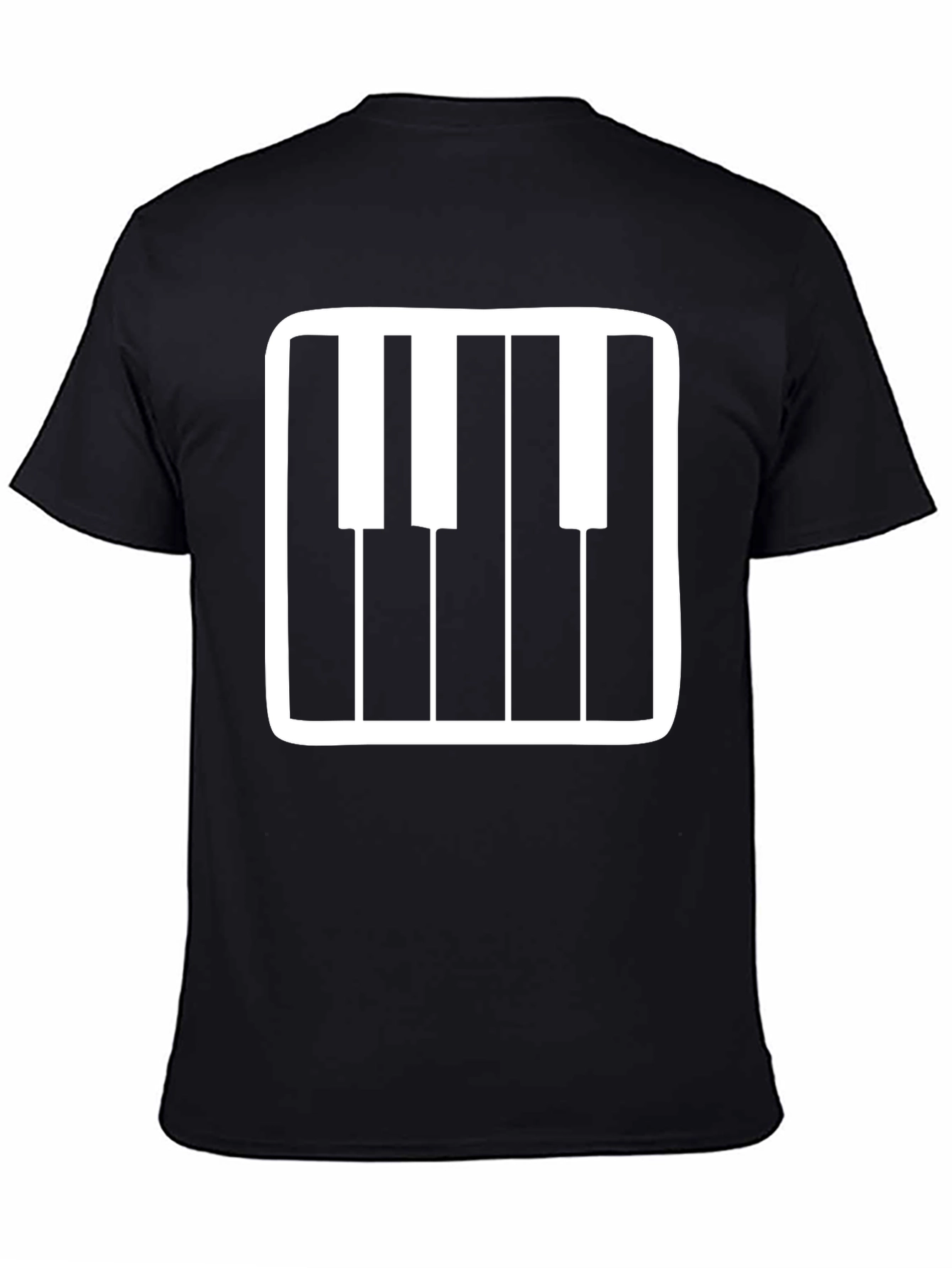 Piano Keys Graphic Tee - Classic Musician T-Shirt
