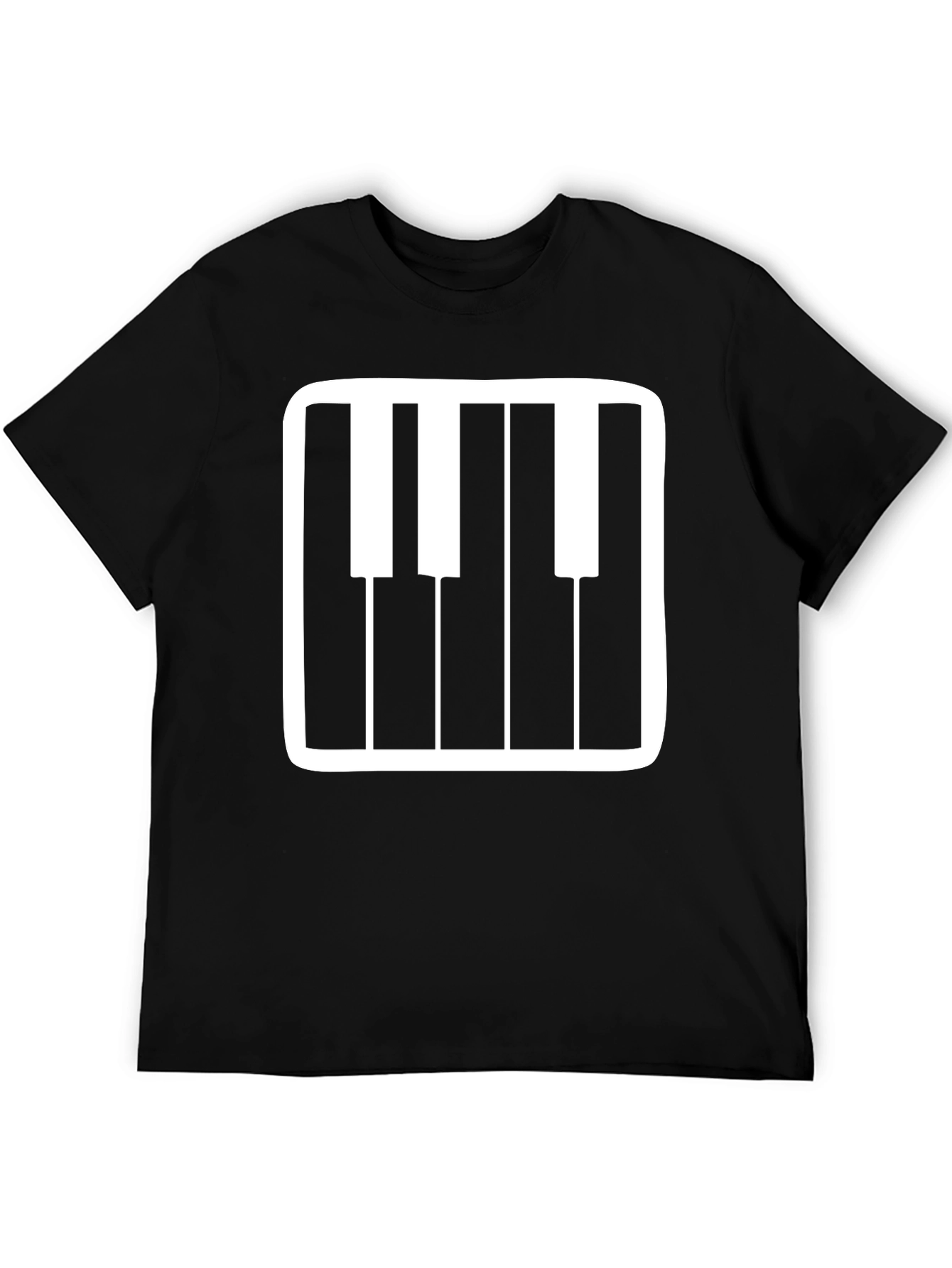 Piano Keys Graphic Tee - Classic Musician T-Shirt