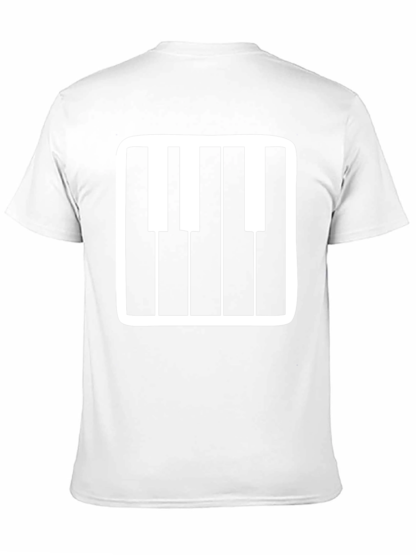 Piano Keys Graphic Tee - Classic Musician T-Shirt