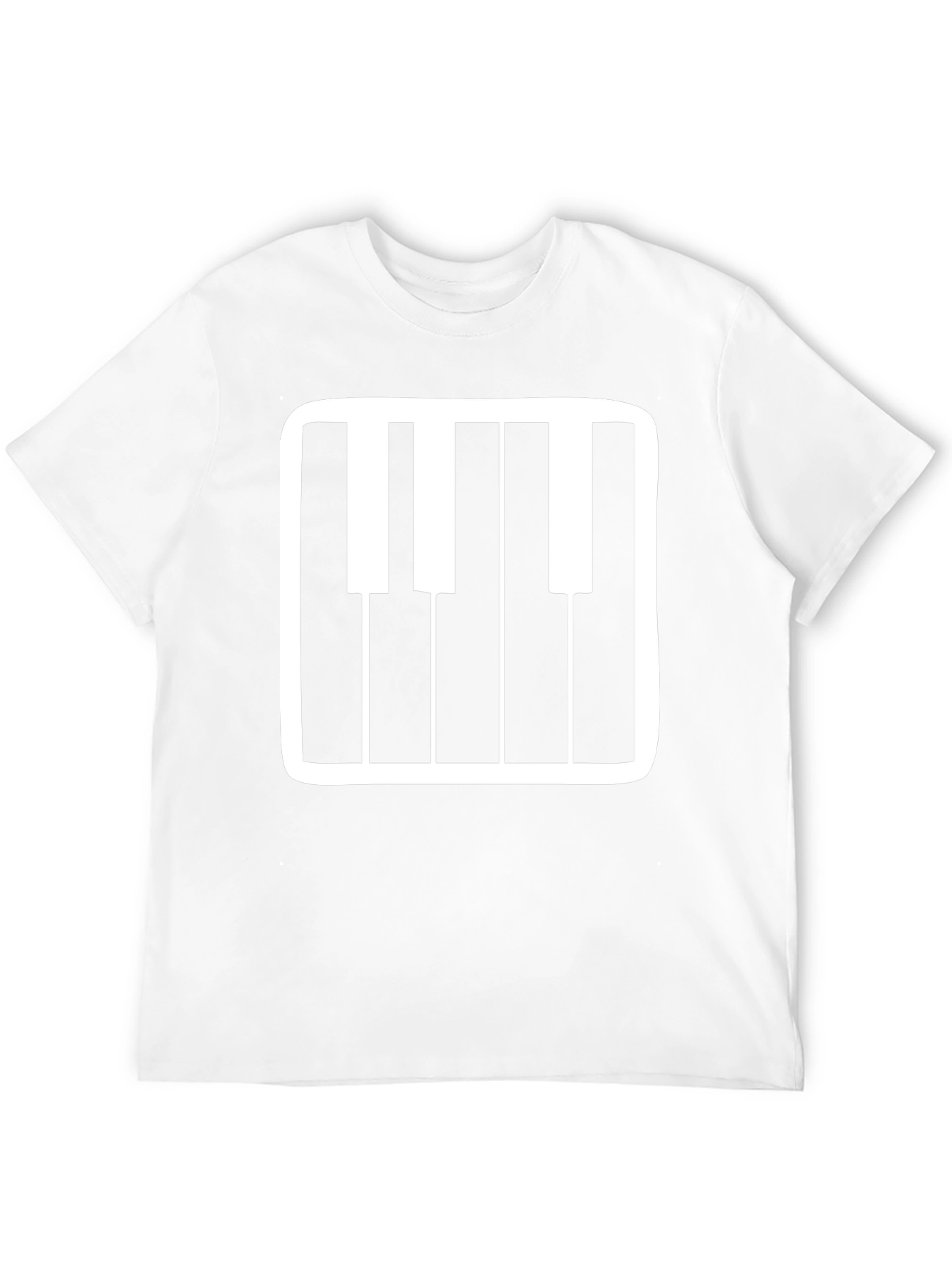 Piano Keys Graphic Tee - Classic Musician T-Shirt
