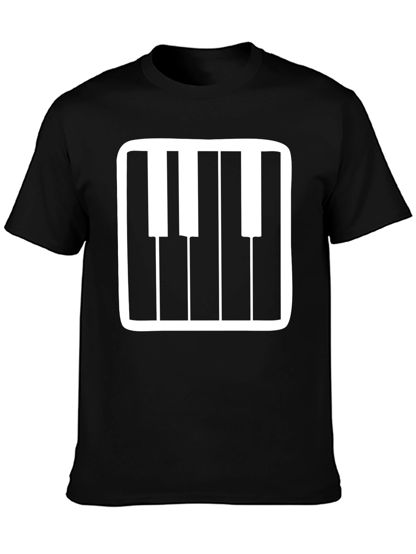 Piano Keys Graphic Tee - Classic Musician T-Shirt