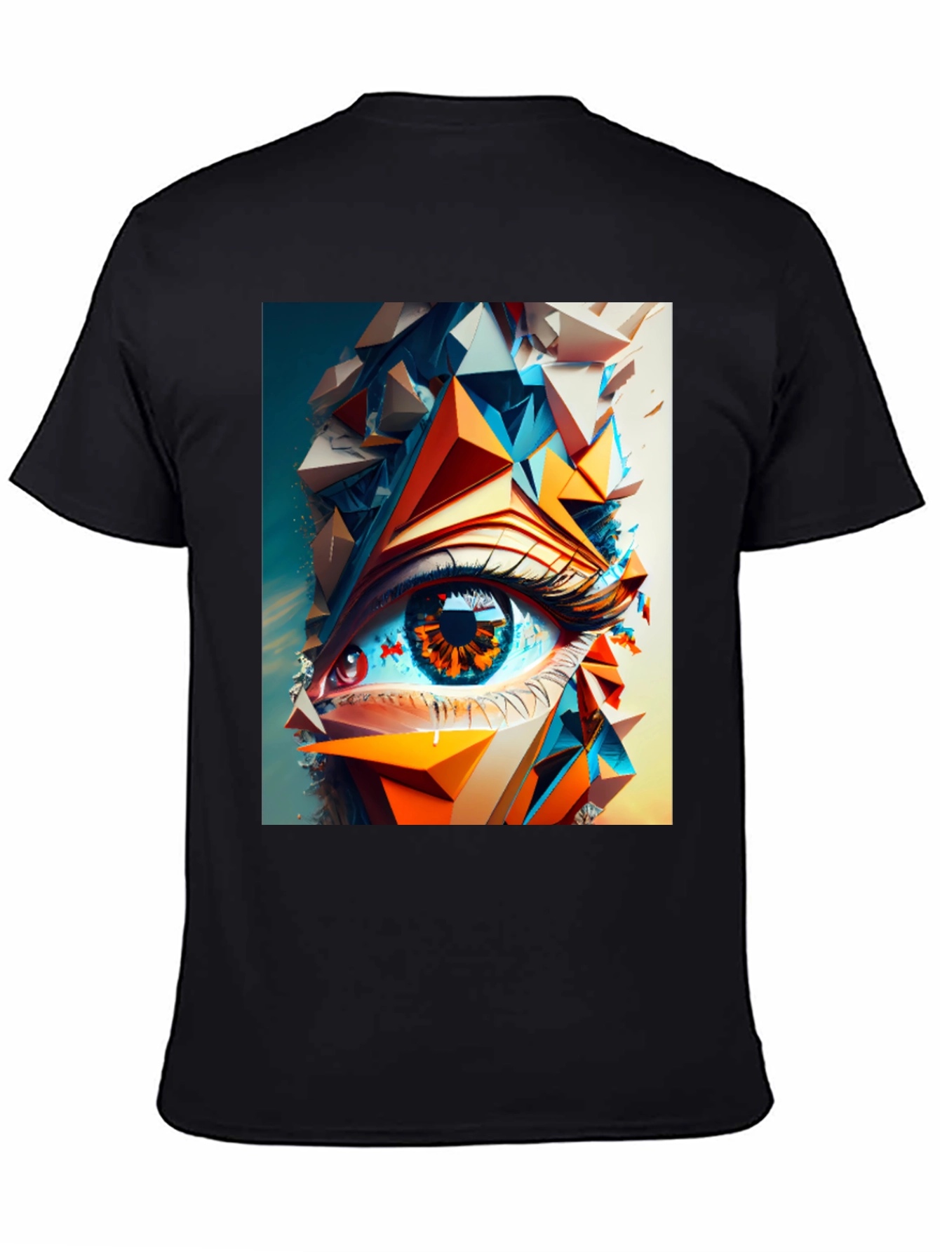 Abstract Eye Graphic T-Shirt