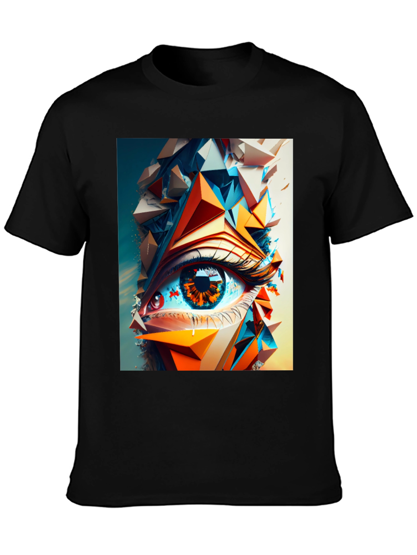 Abstract Eye Graphic T-Shirt