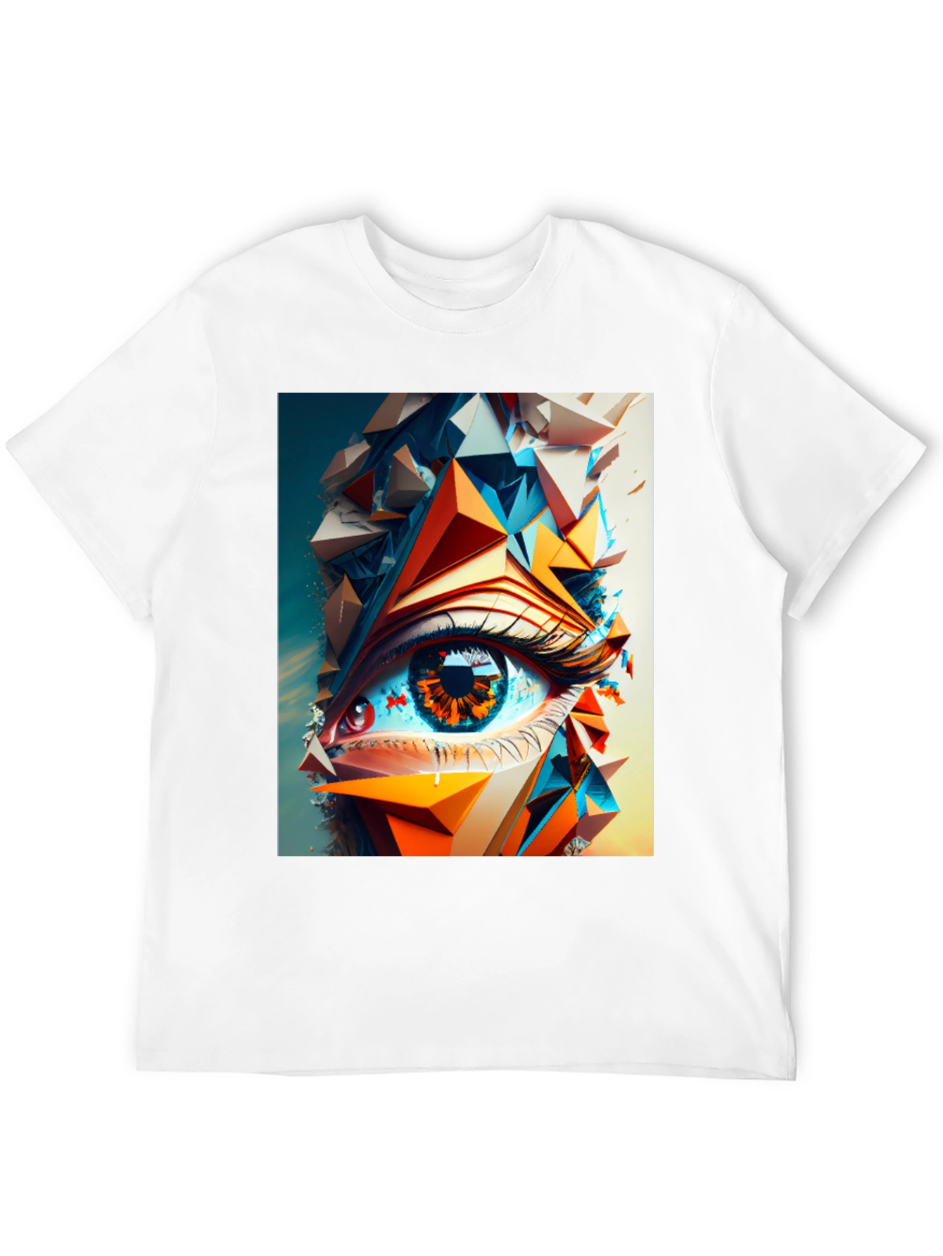 Abstract Eye Graphic T-Shirt