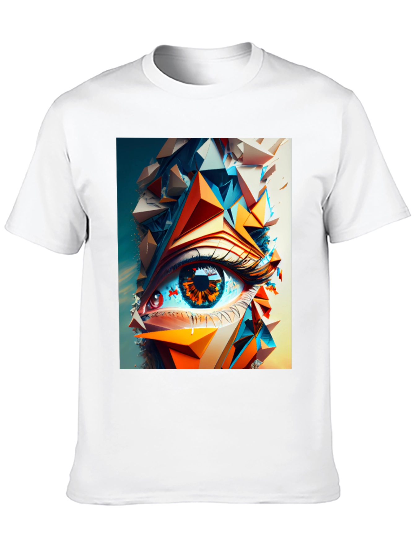 Abstract Eye Graphic T-Shirt