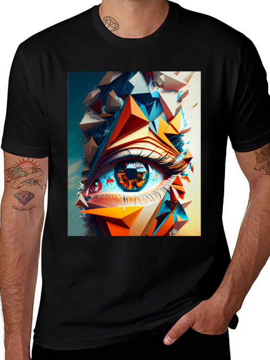 Abstract Eye Graphic T-Shirt